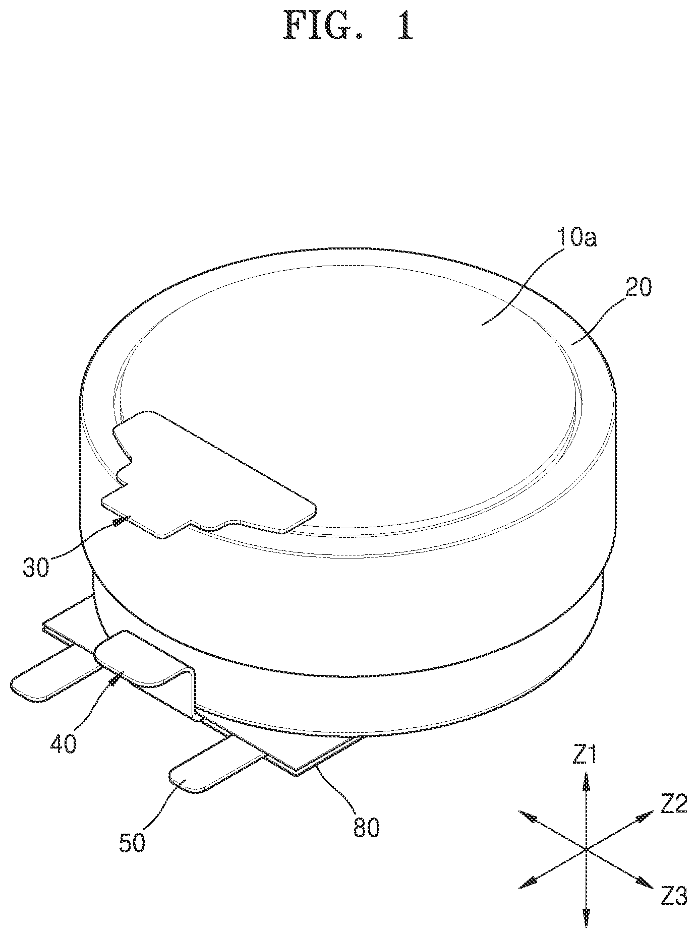 Patent US12620681 Figure 1 – Battery