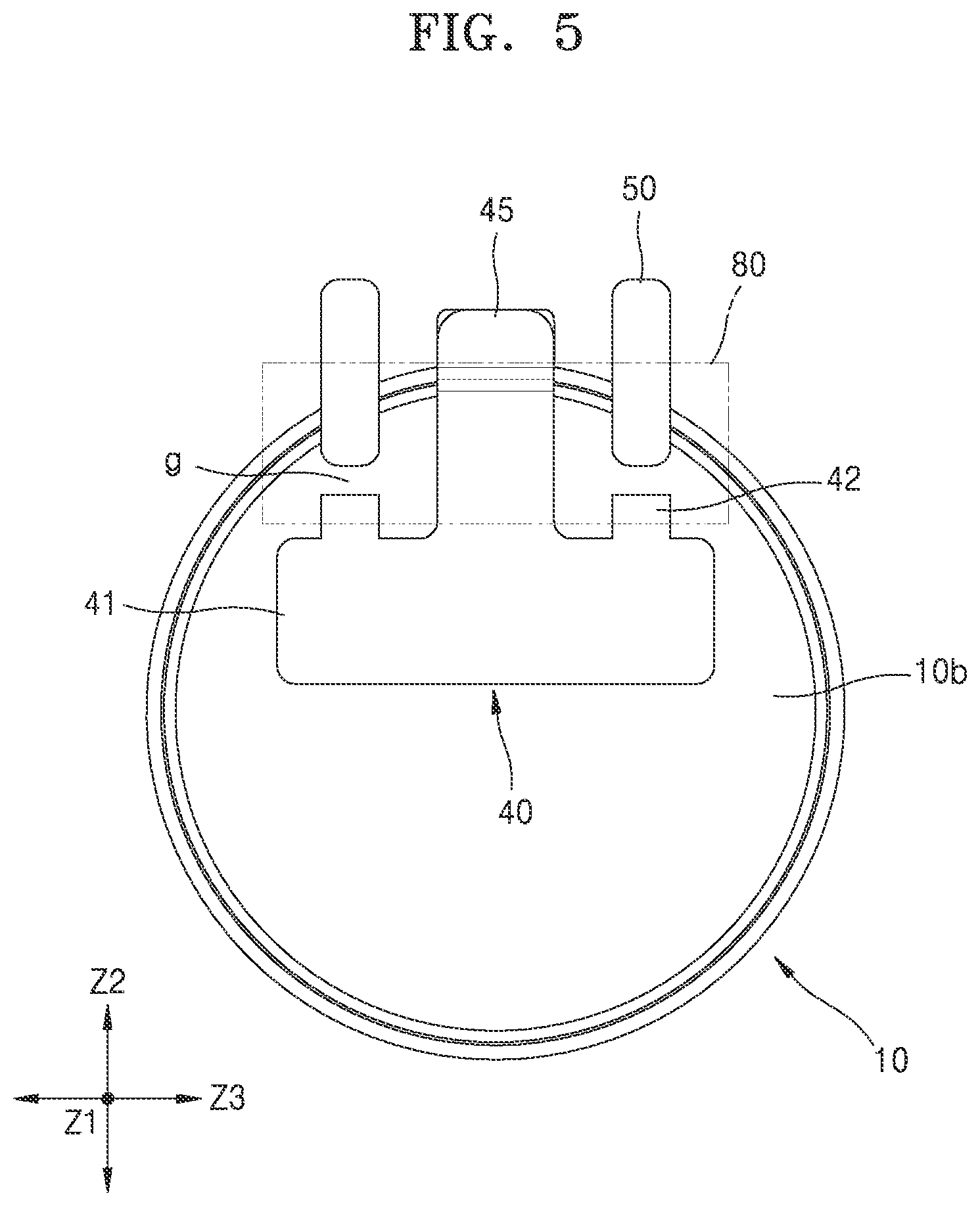 Patent US12620681 Figure 5 – Battery
