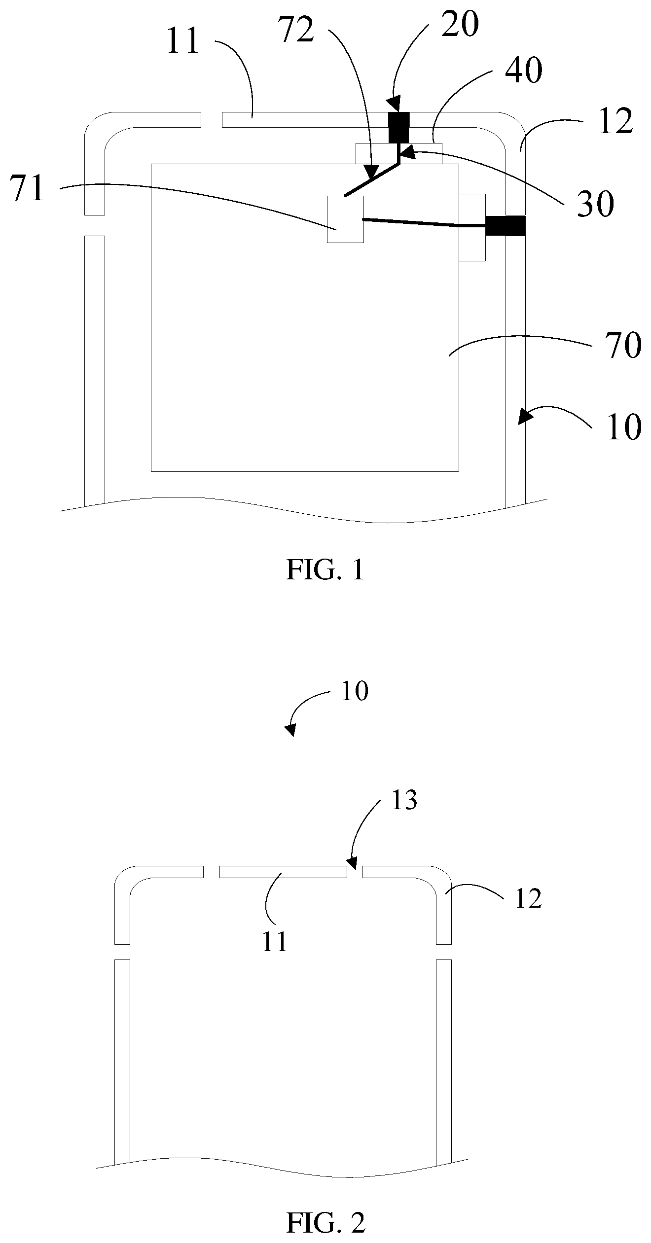 Patent US12620689 Figure 1 – Electronic device
