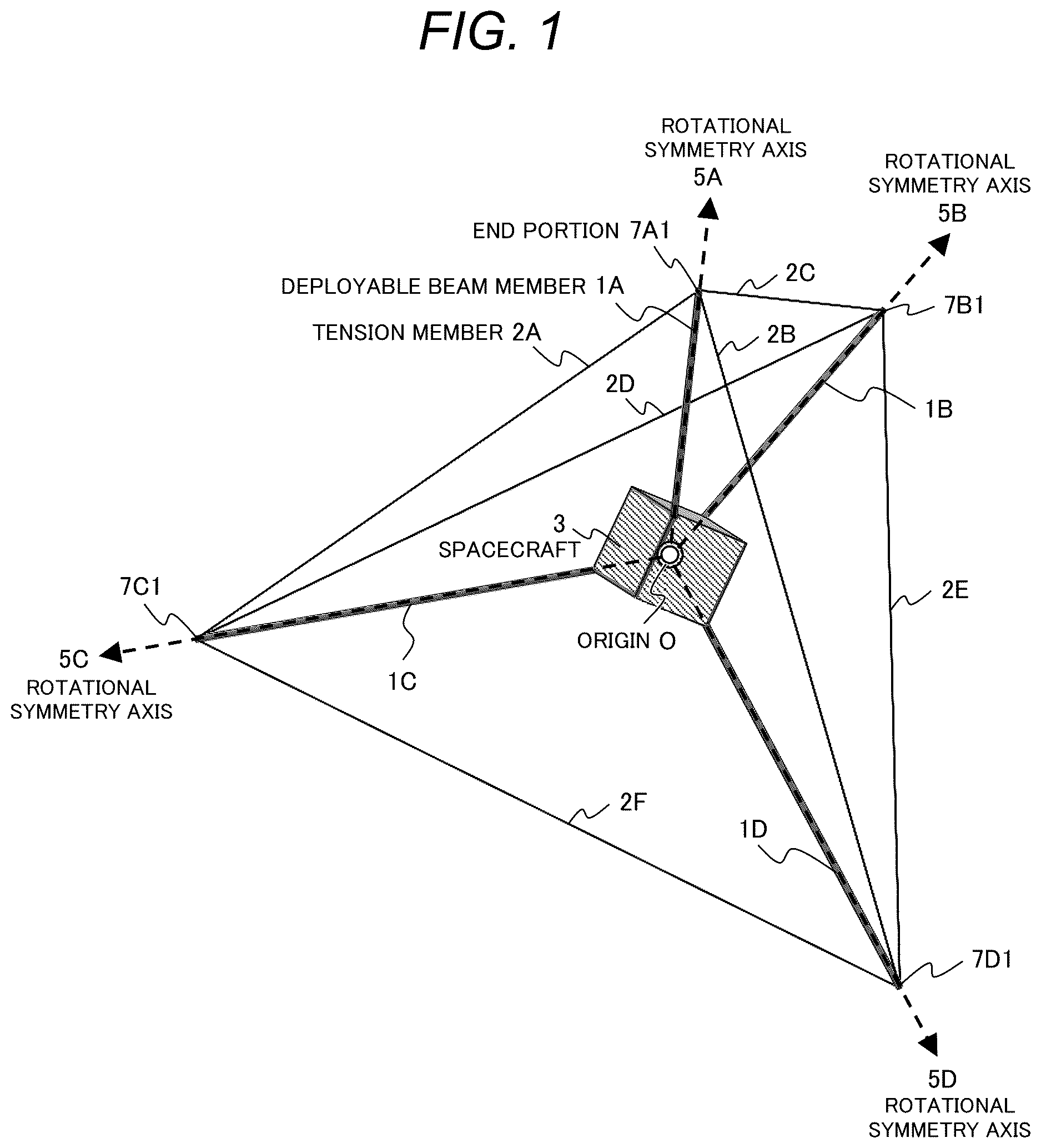 Patent US12620693 Figure 1 – Stereostructure spacecraft