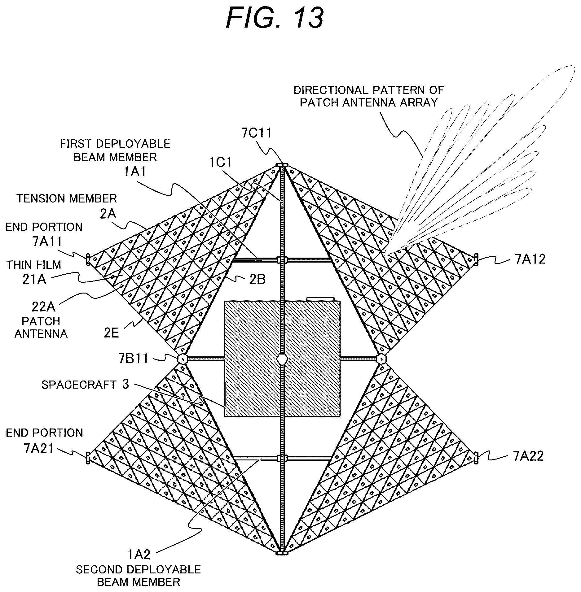 Patent US12620693 Figure 13 – Stereostructure spacecraft