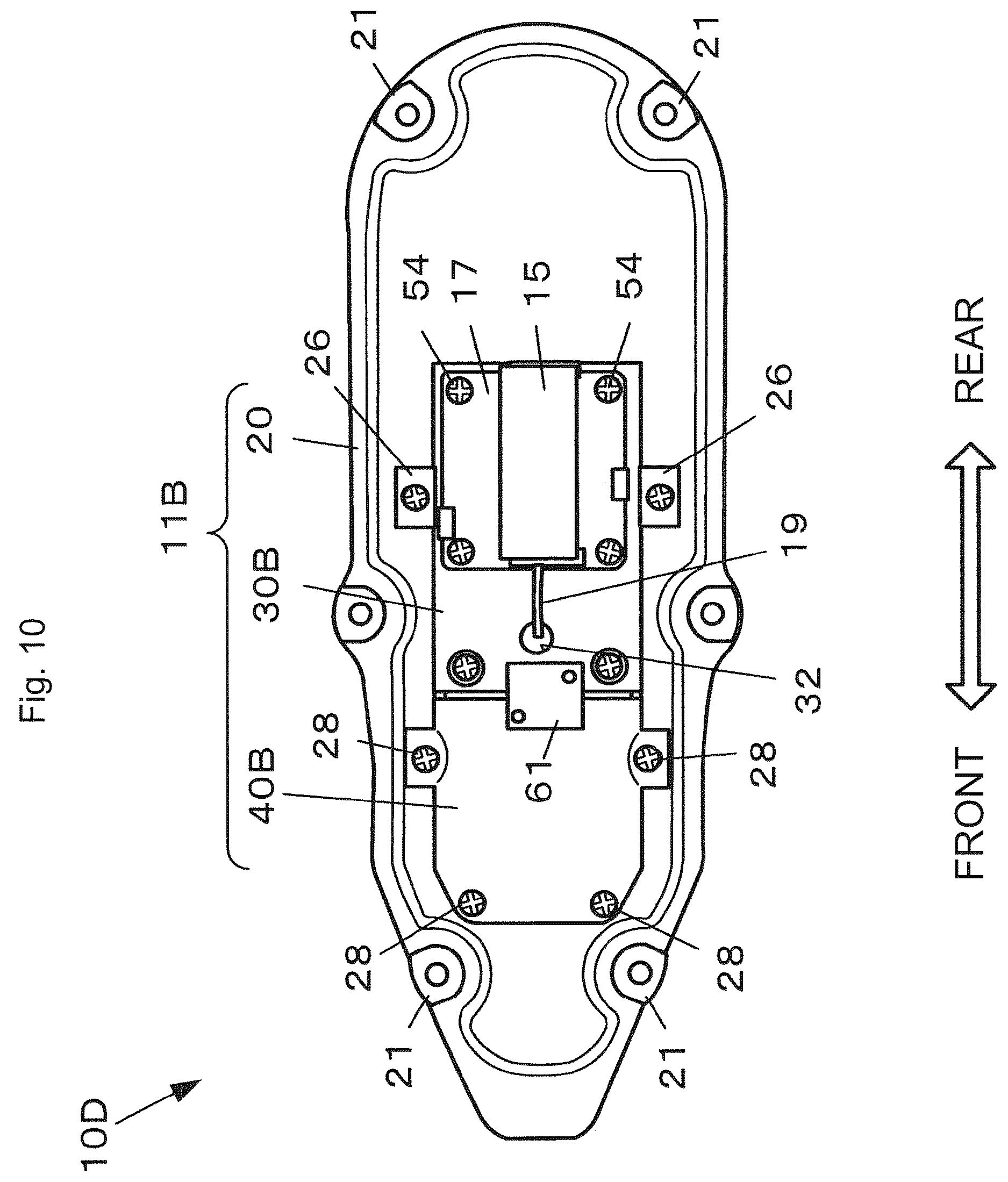Patent US12620696 Figure 10 – Antenna device for vehicle