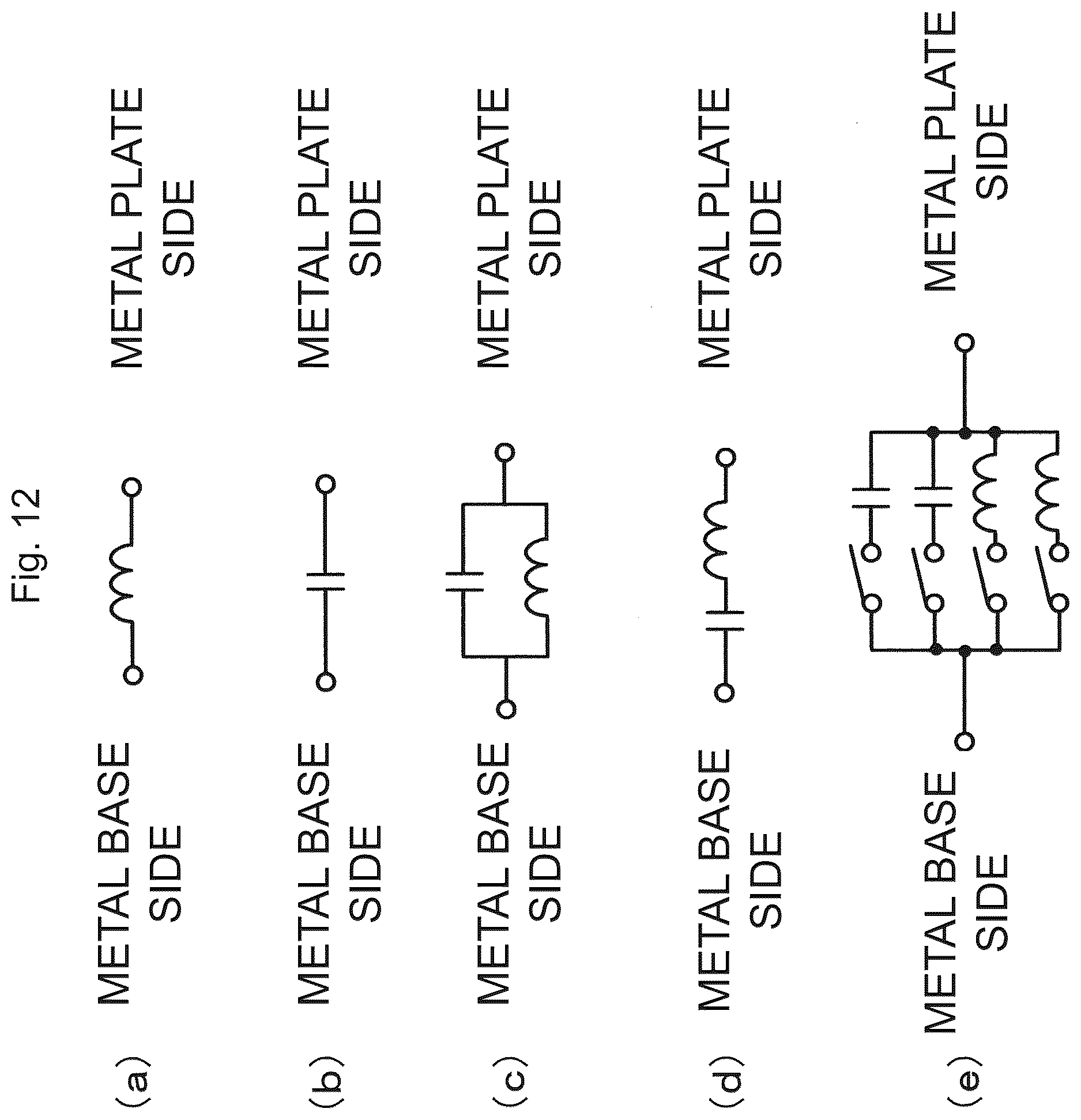 Patent US12620696 Figure 12 – Antenna device for vehicle