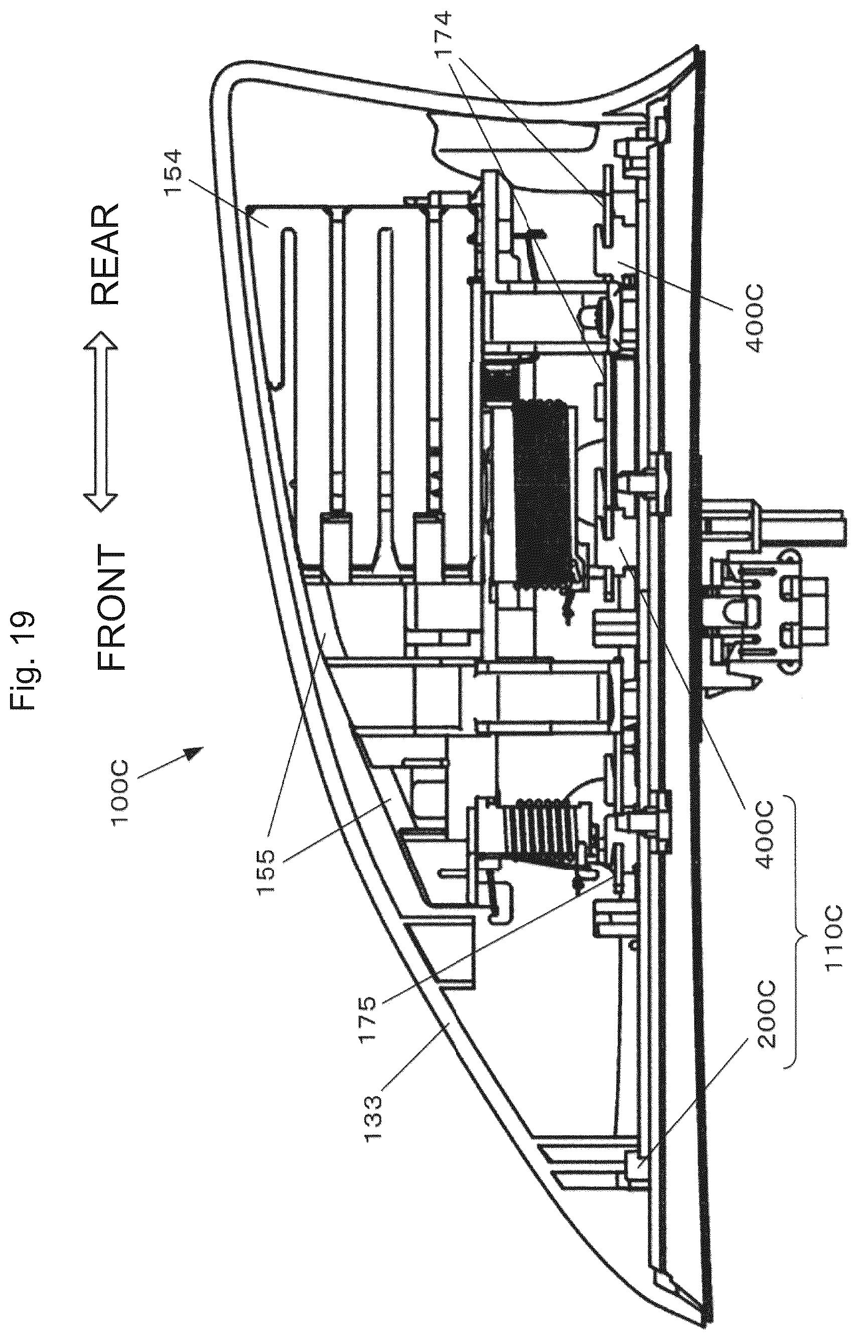 Patent US12620696 Figure 19 – Antenna device for vehicle