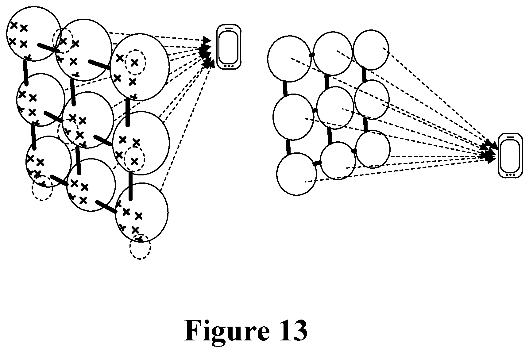Patent US12620703 Figure 9 – Radio sheet system at high frequencies