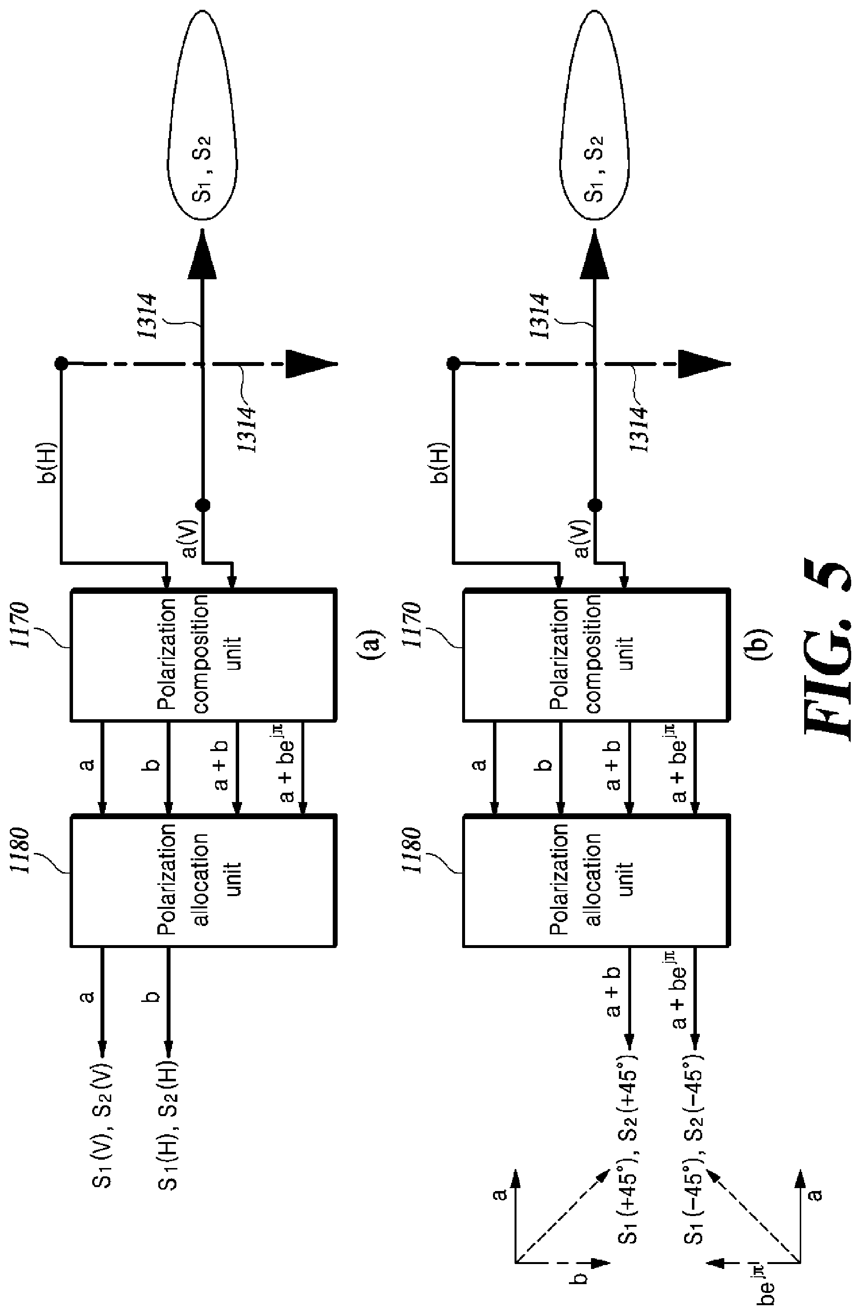Patent US12620705 Figure 11 – Method for channel irreversibility correction and temporal/spatial separation of polarized beams, and multibeam antenna device using same