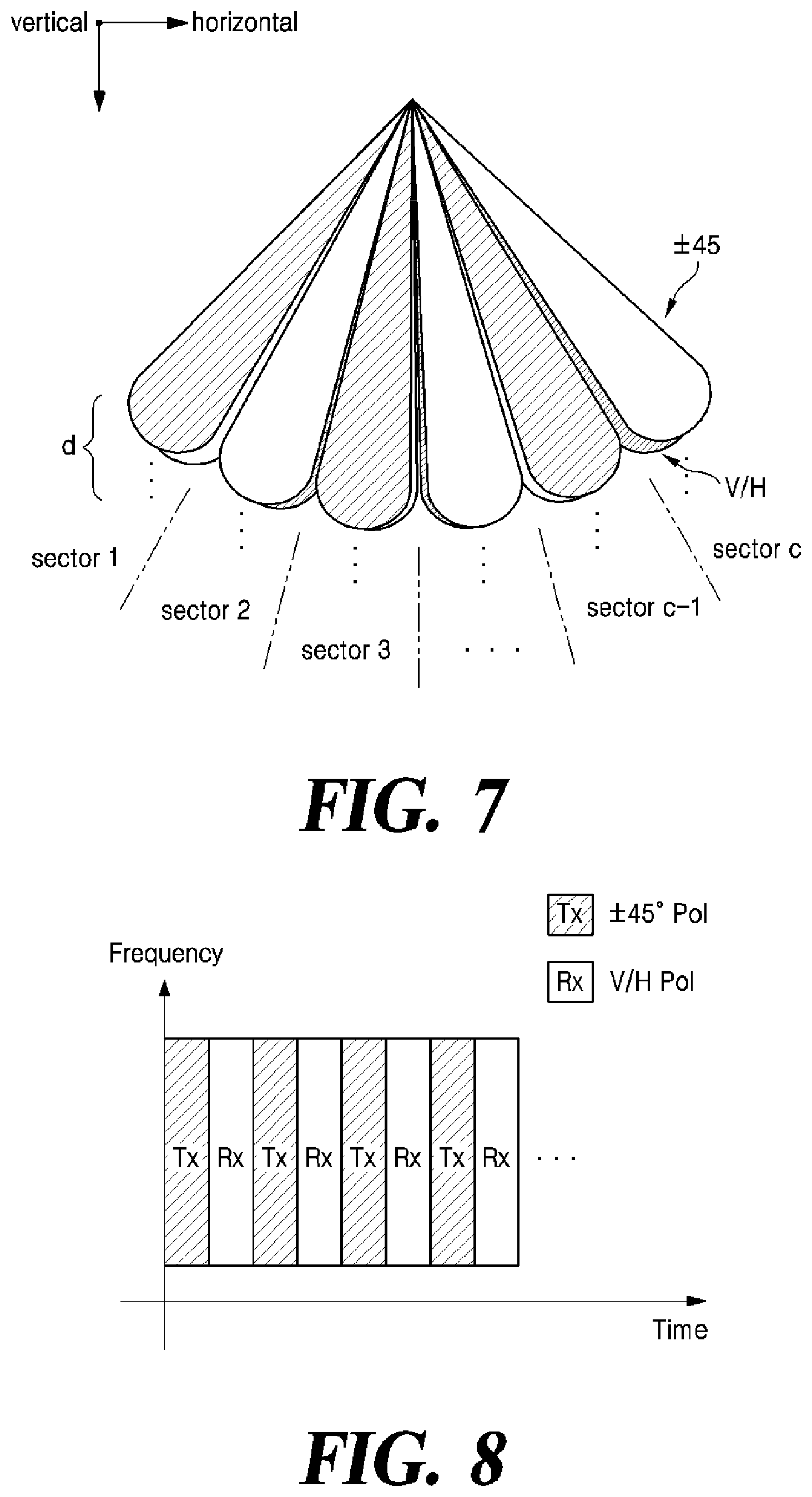 Patent US12620705 Figure 13 – Method for channel irreversibility correction and temporal/spatial separation of polarized beams, and multibeam antenna device using same