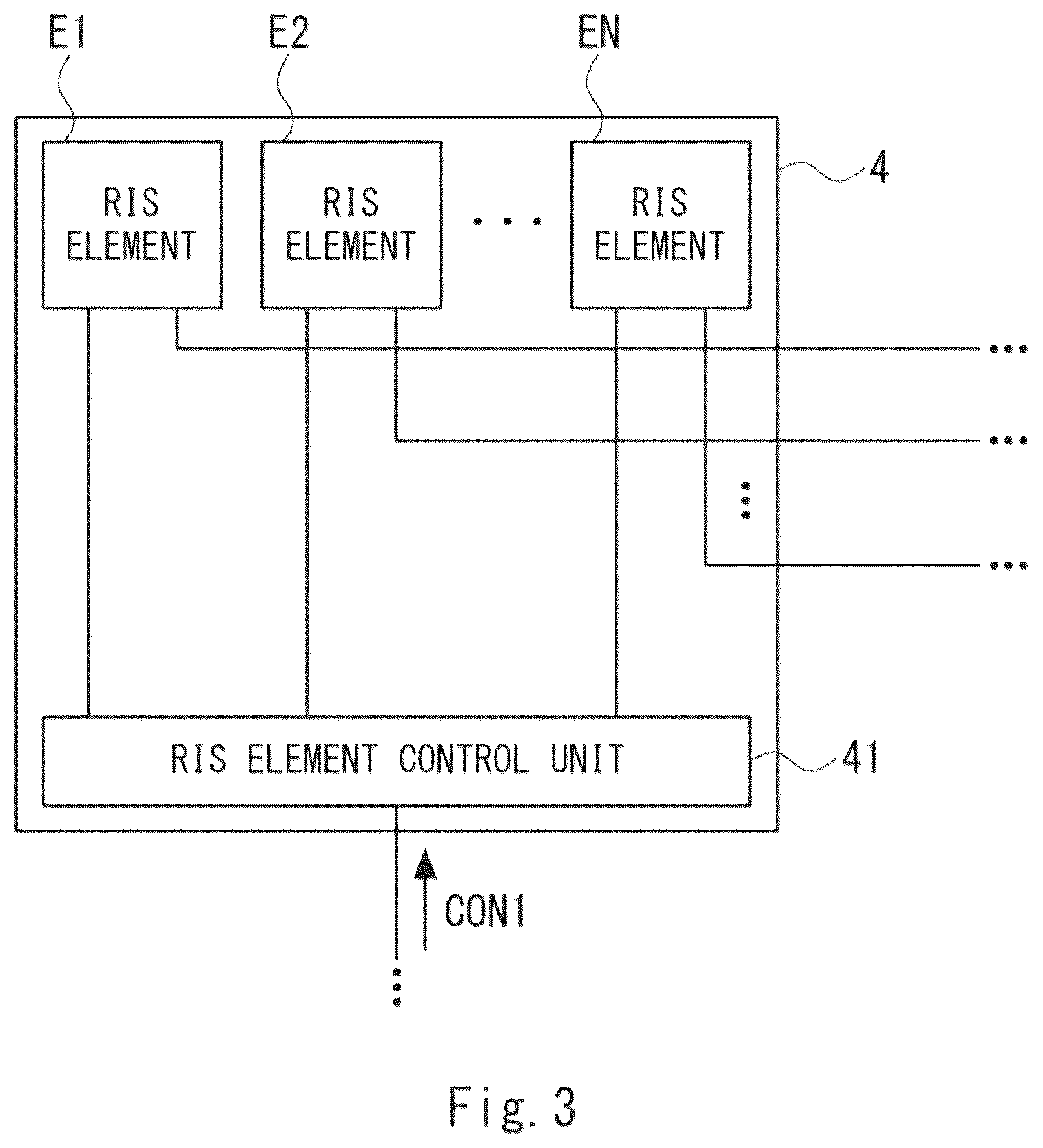 Patent US12620707 Figure 3 – RIS element, antenna, antenna apparatus, communication apparatus, and method for controlling antenna apparatus