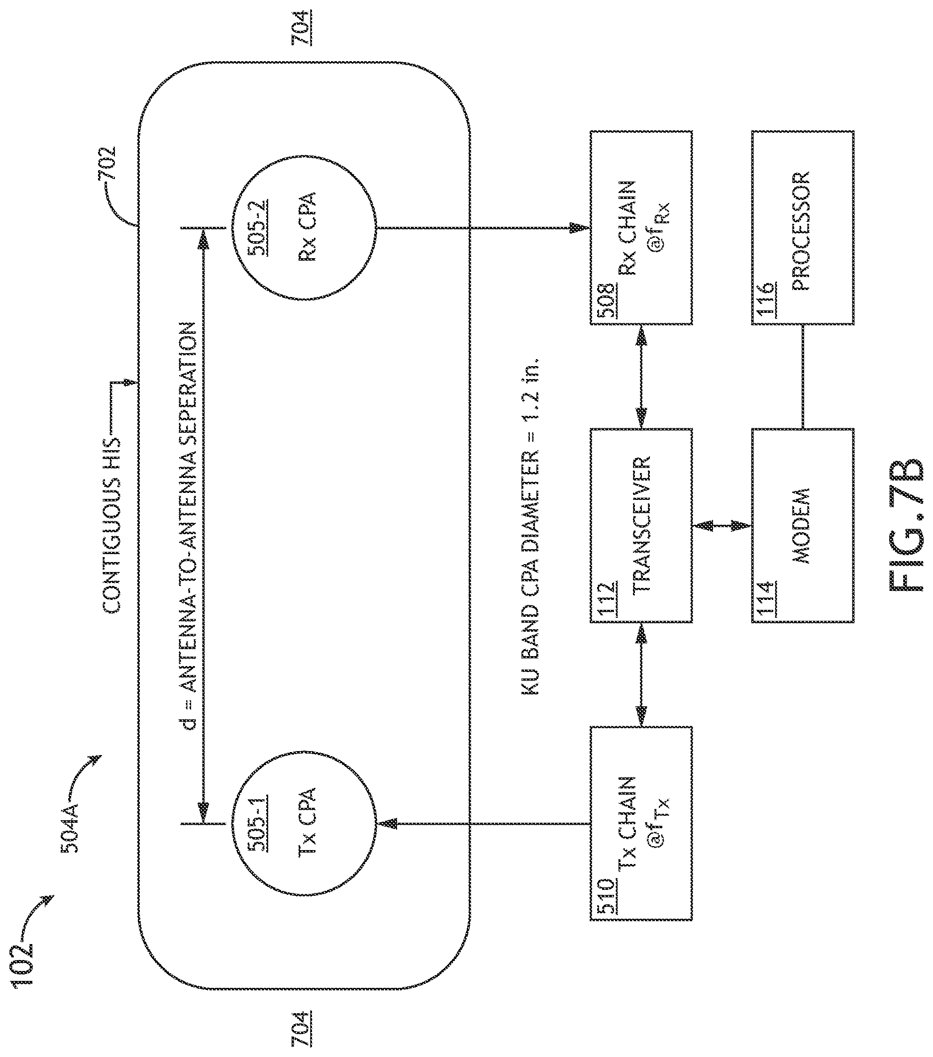 Patent US12620709 Figure 9 – Full-duplex circular parasitic array assembly