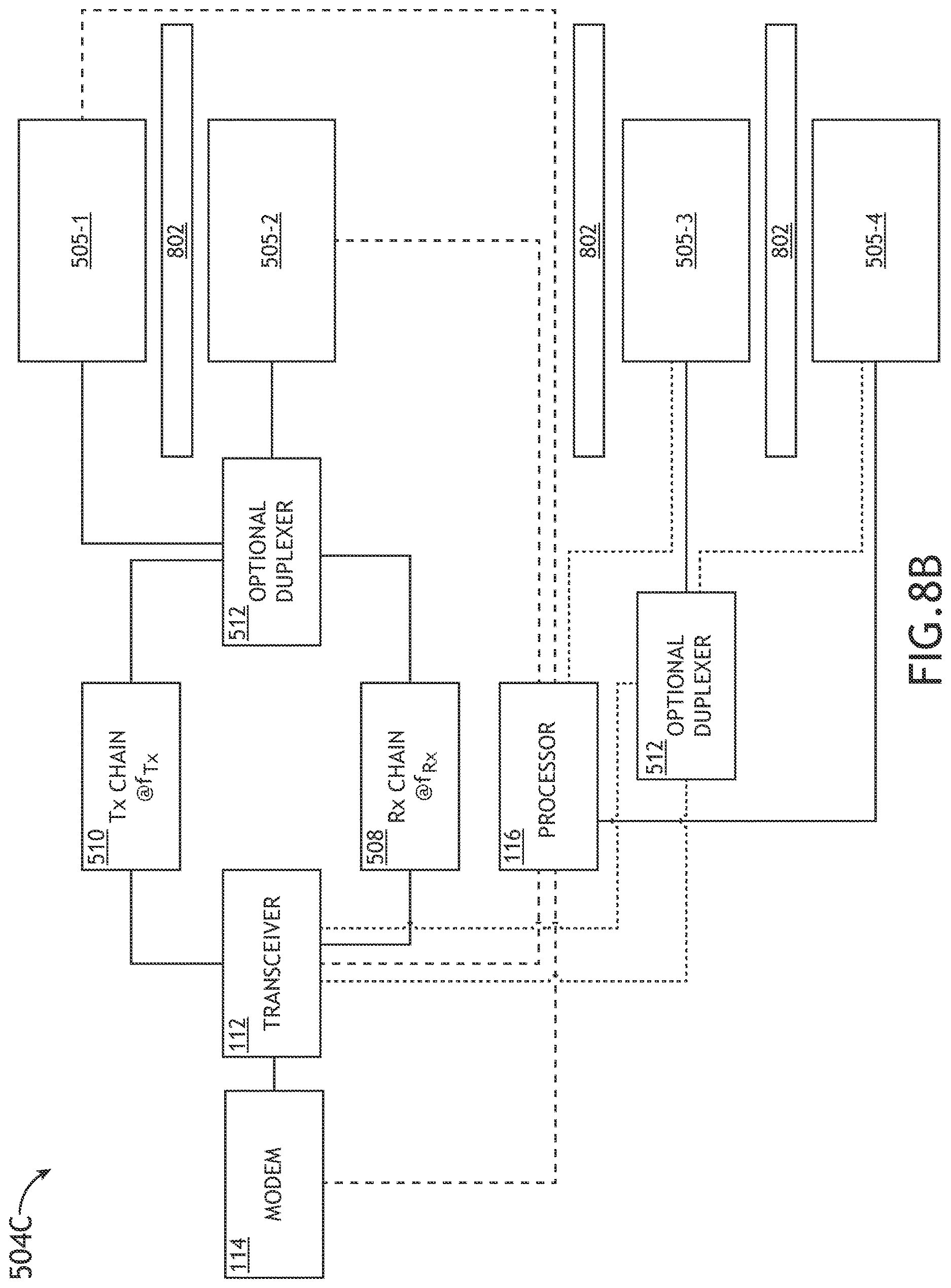 Patent US12620709 Figure 11 – Full-duplex circular parasitic array assembly