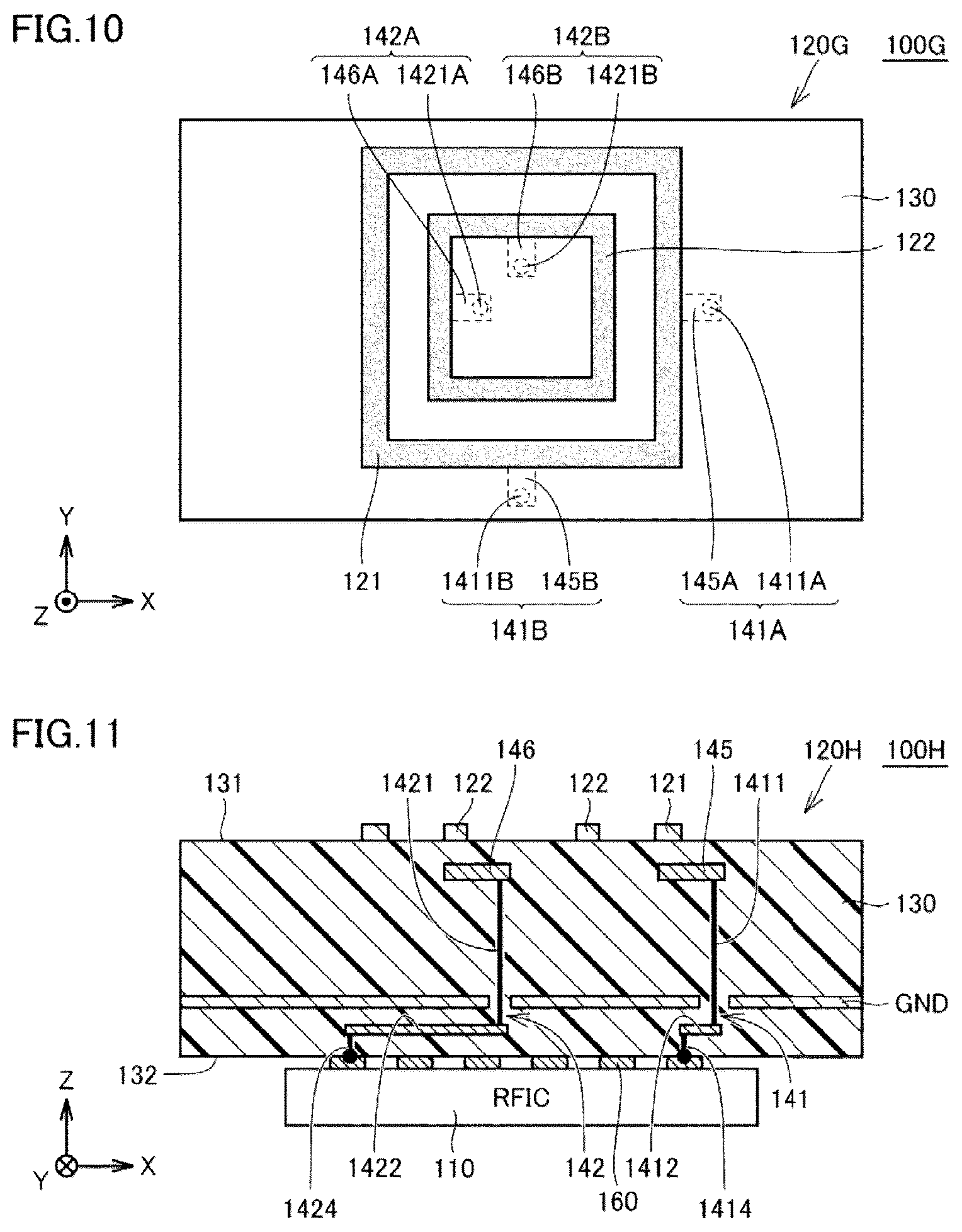 Patent US12620711 Figure 10 – Antenna module