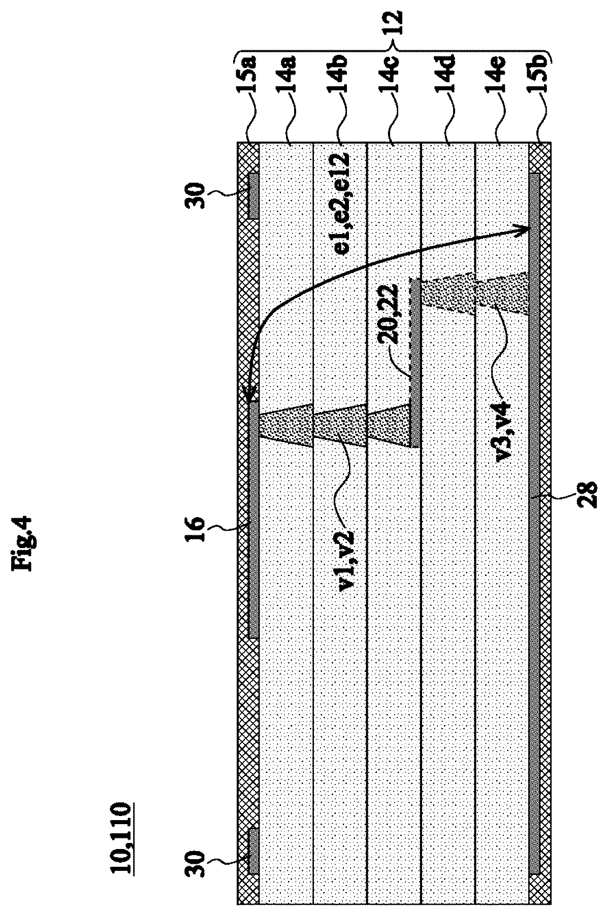 Patent US12620712 Figure 4 – Multilayer board and antenna module