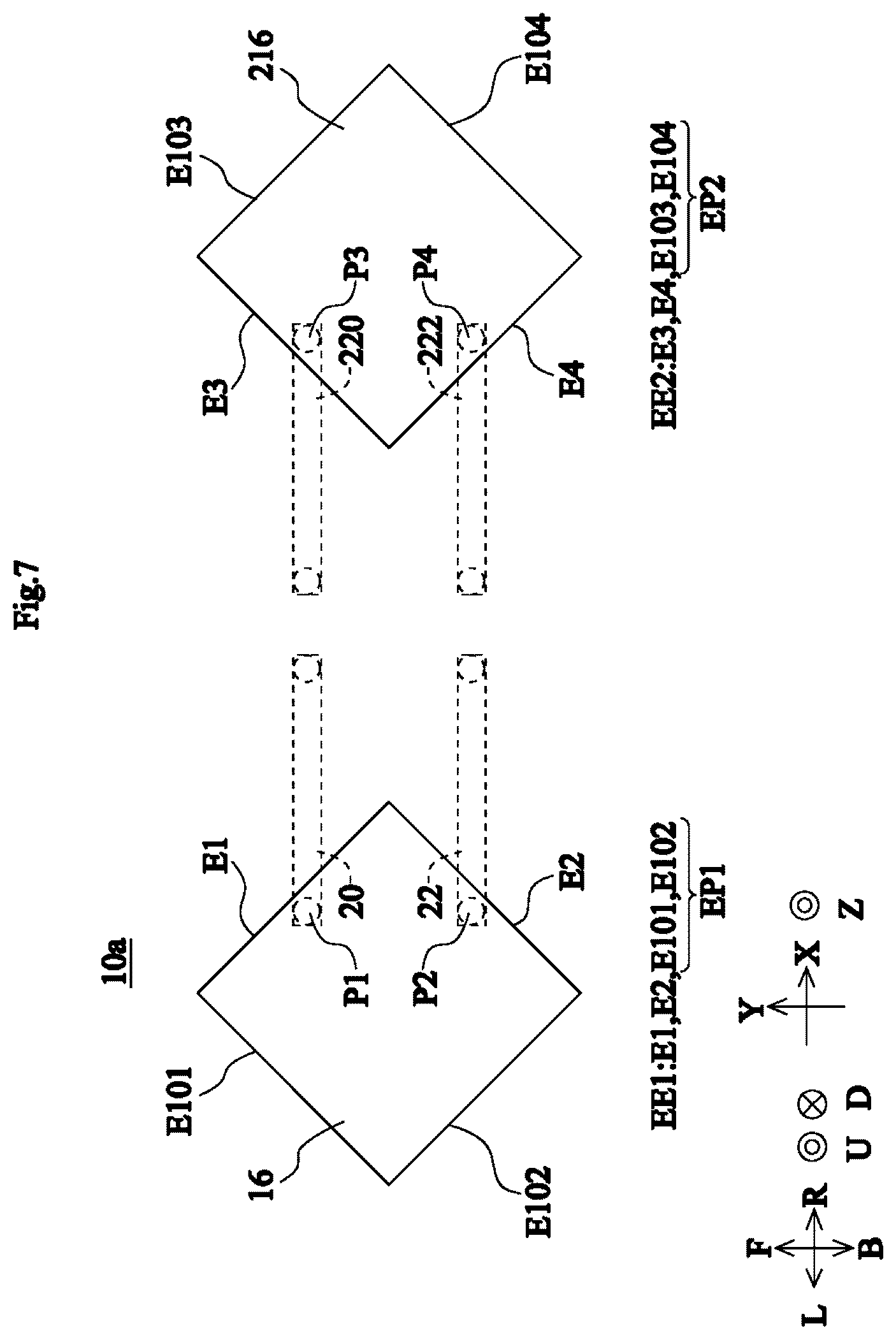 Patent US12620712 Figure 7 – Multilayer board and antenna module