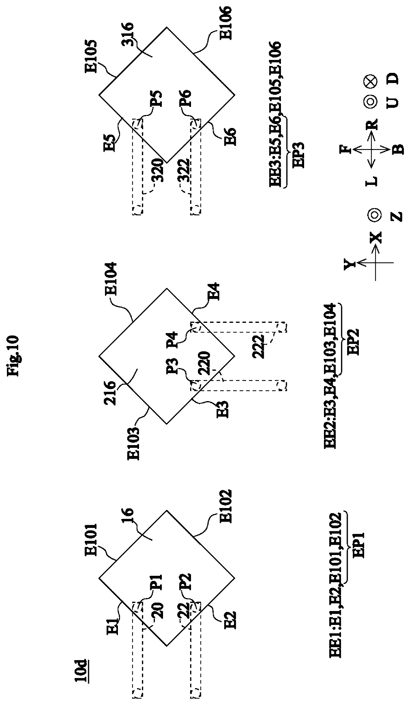 Patent US12620712 Figure 10 – Multilayer board and antenna module