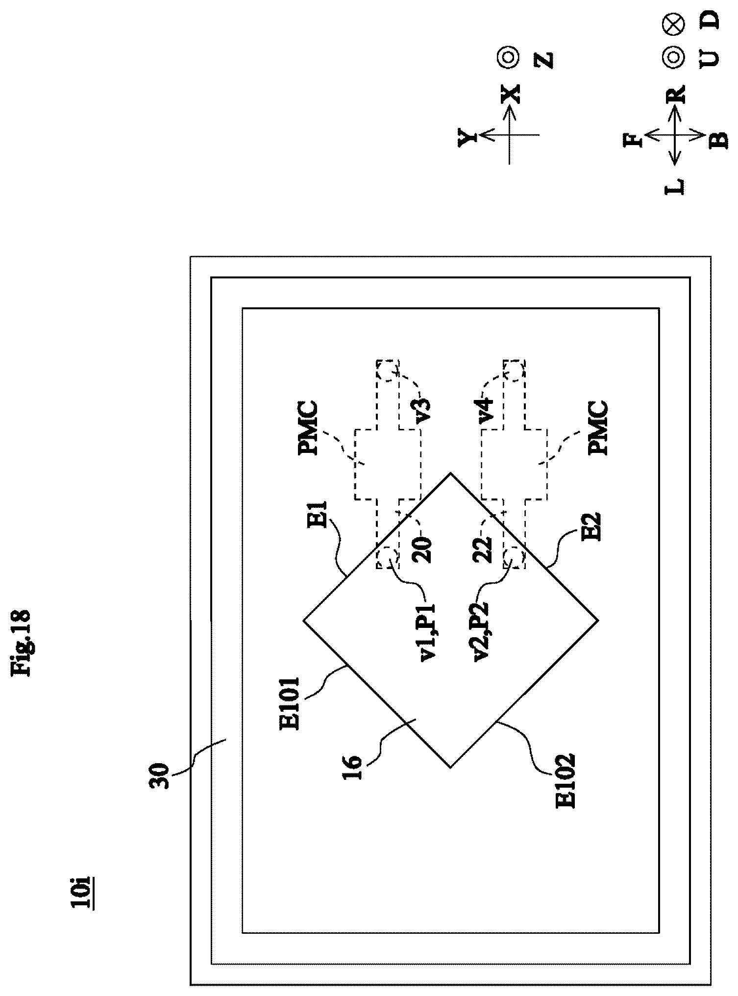 Patent US12620712 Figure 18 – Multilayer board and antenna module