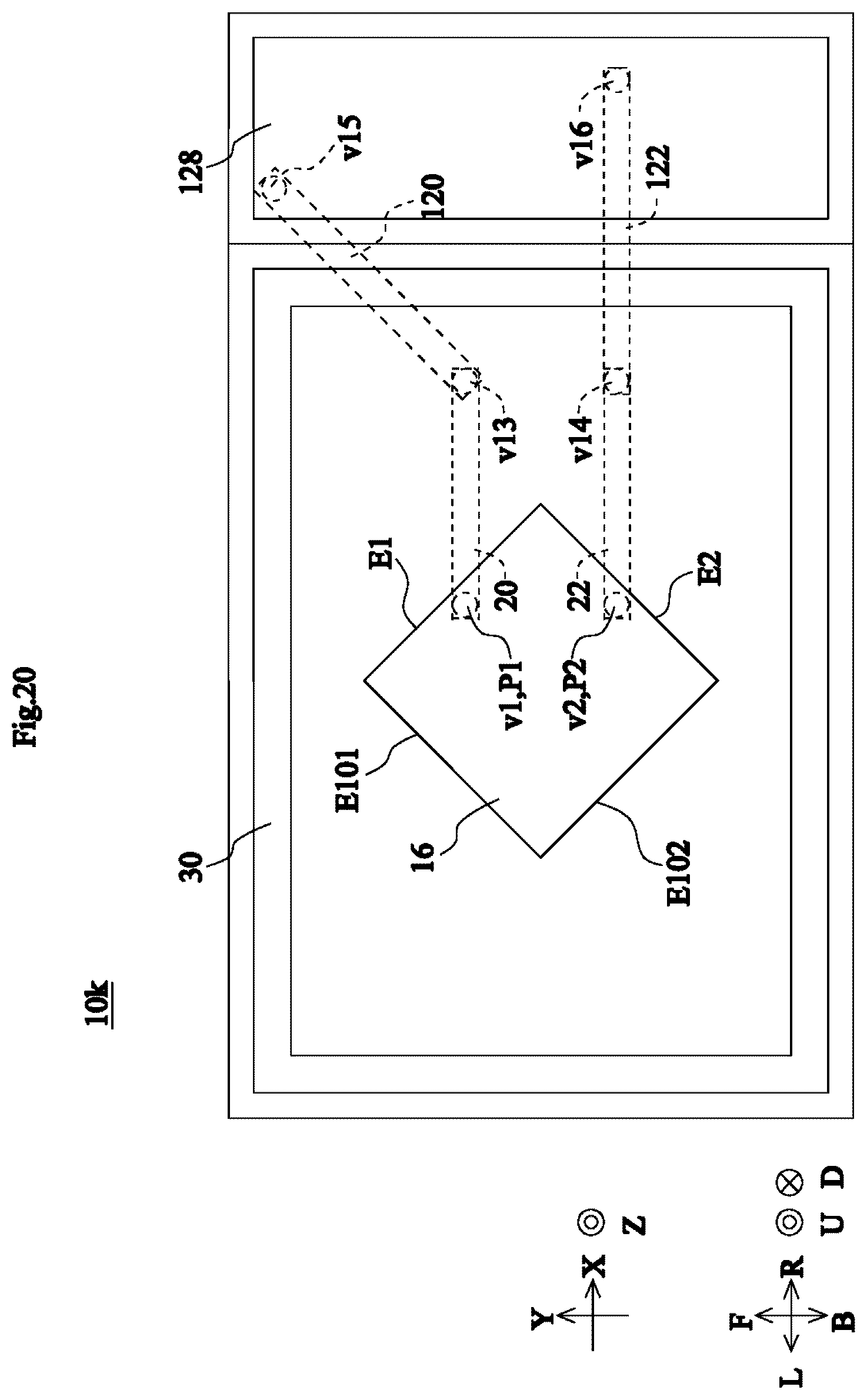 Patent US12620712 Figure 20 – Multilayer board and antenna module
