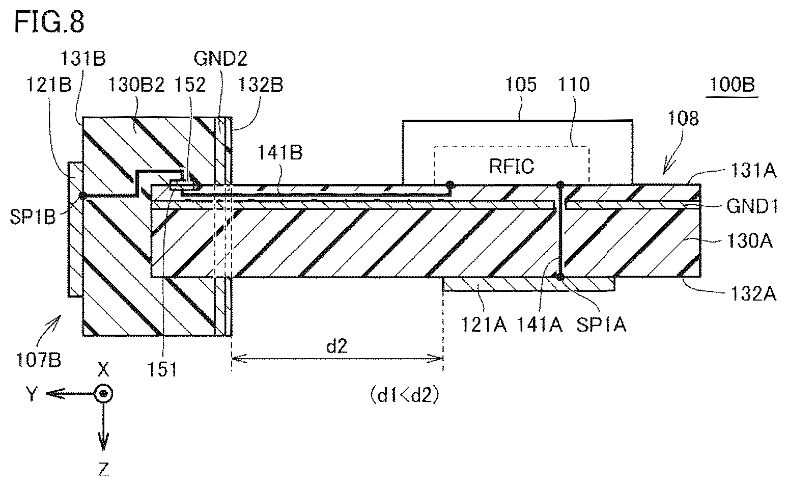 Patent US12620714 Figure 6 – Antenna module