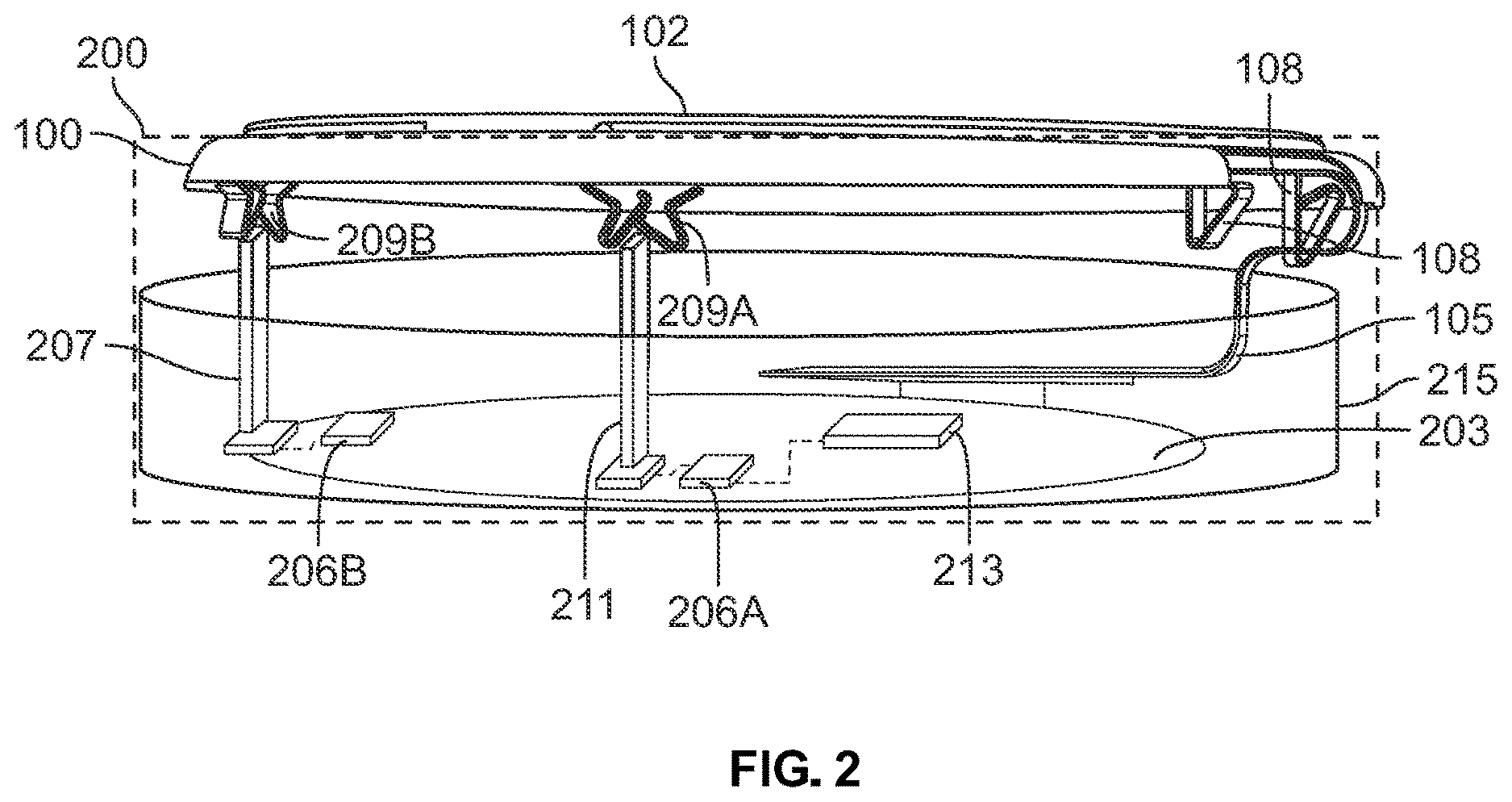 Patent US12620715 Figure 3 – Display shield with integrated antenna
