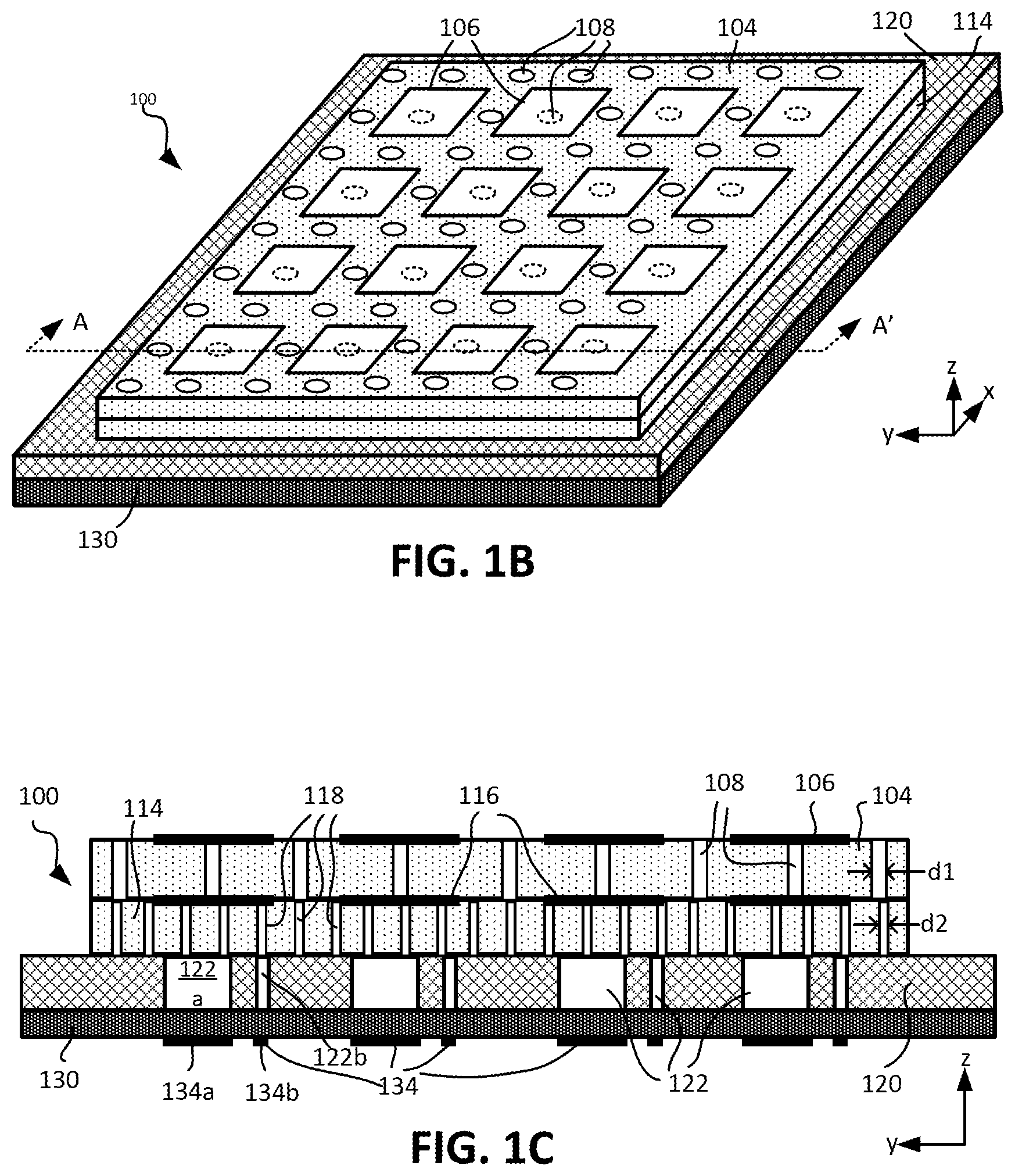 Patent US12620717 Figure 2 – Tuning dielectric material in a patch antenna array