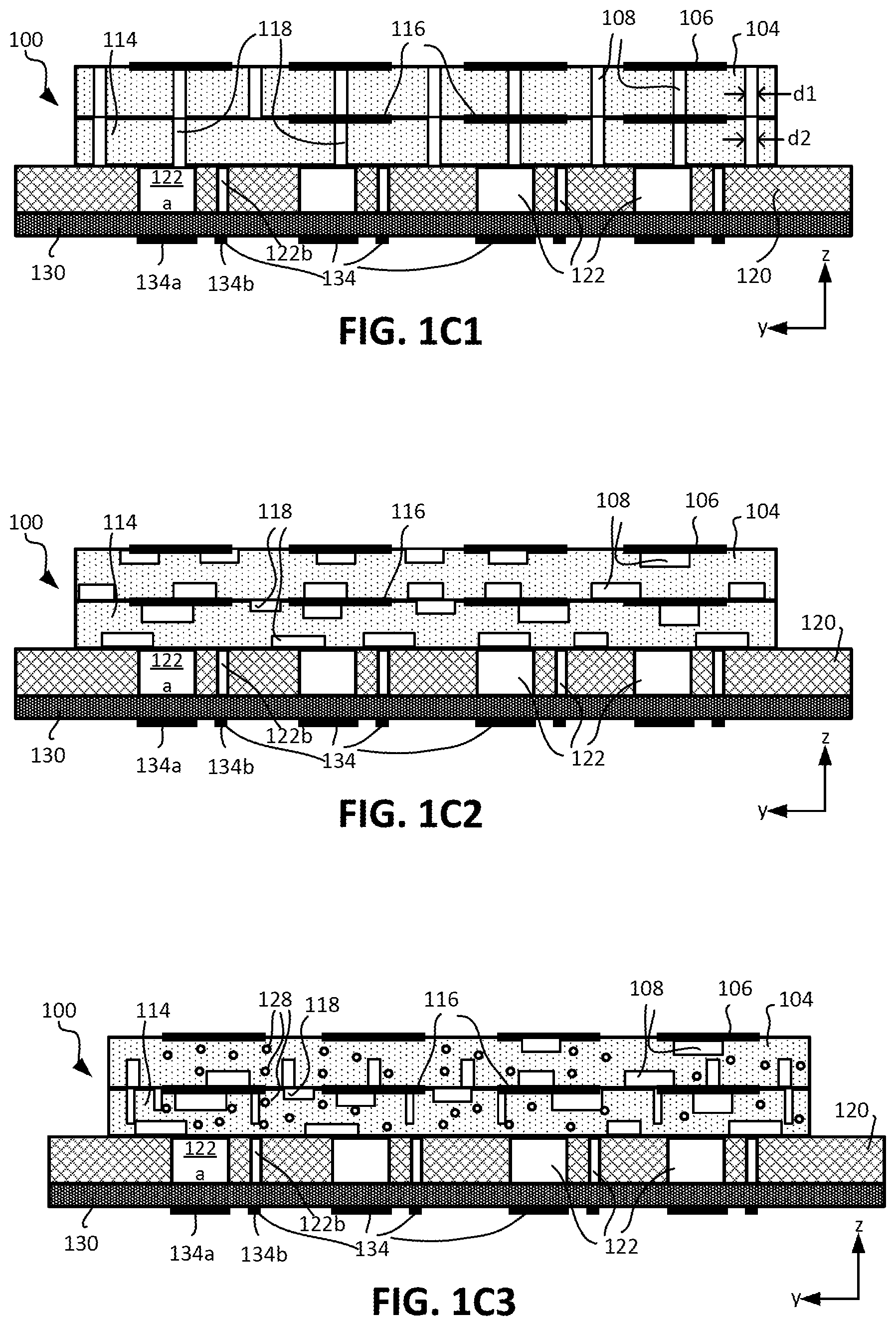 Patent US12620717 Figure 3 – Tuning dielectric material in a patch antenna array