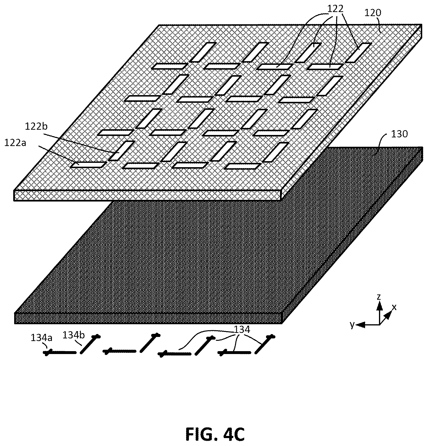 Patent US12620717 Figure 8 – Tuning dielectric material in a patch antenna array