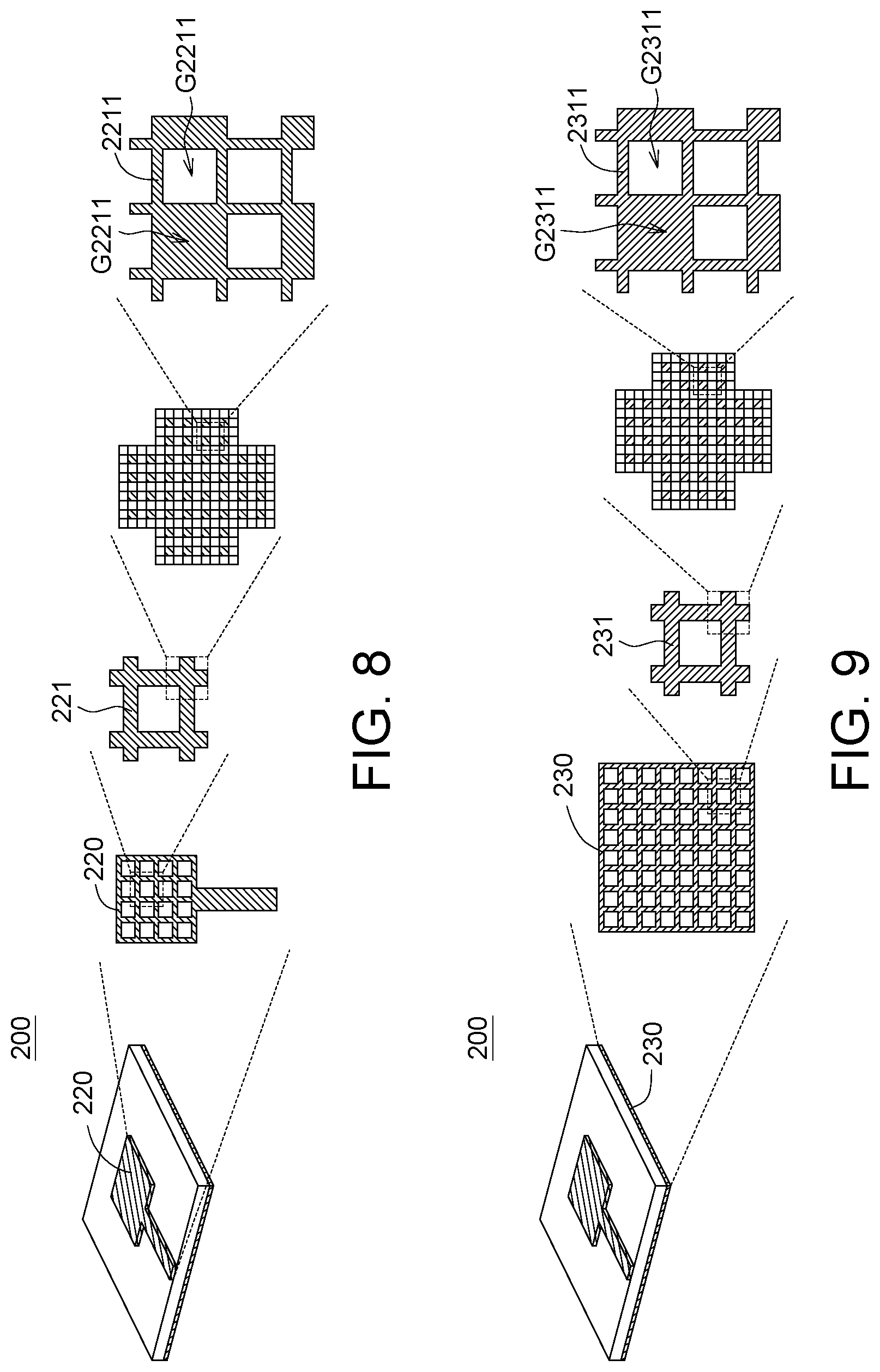 Patent US12620719 Figure 5 – Planar transparent antenna structure