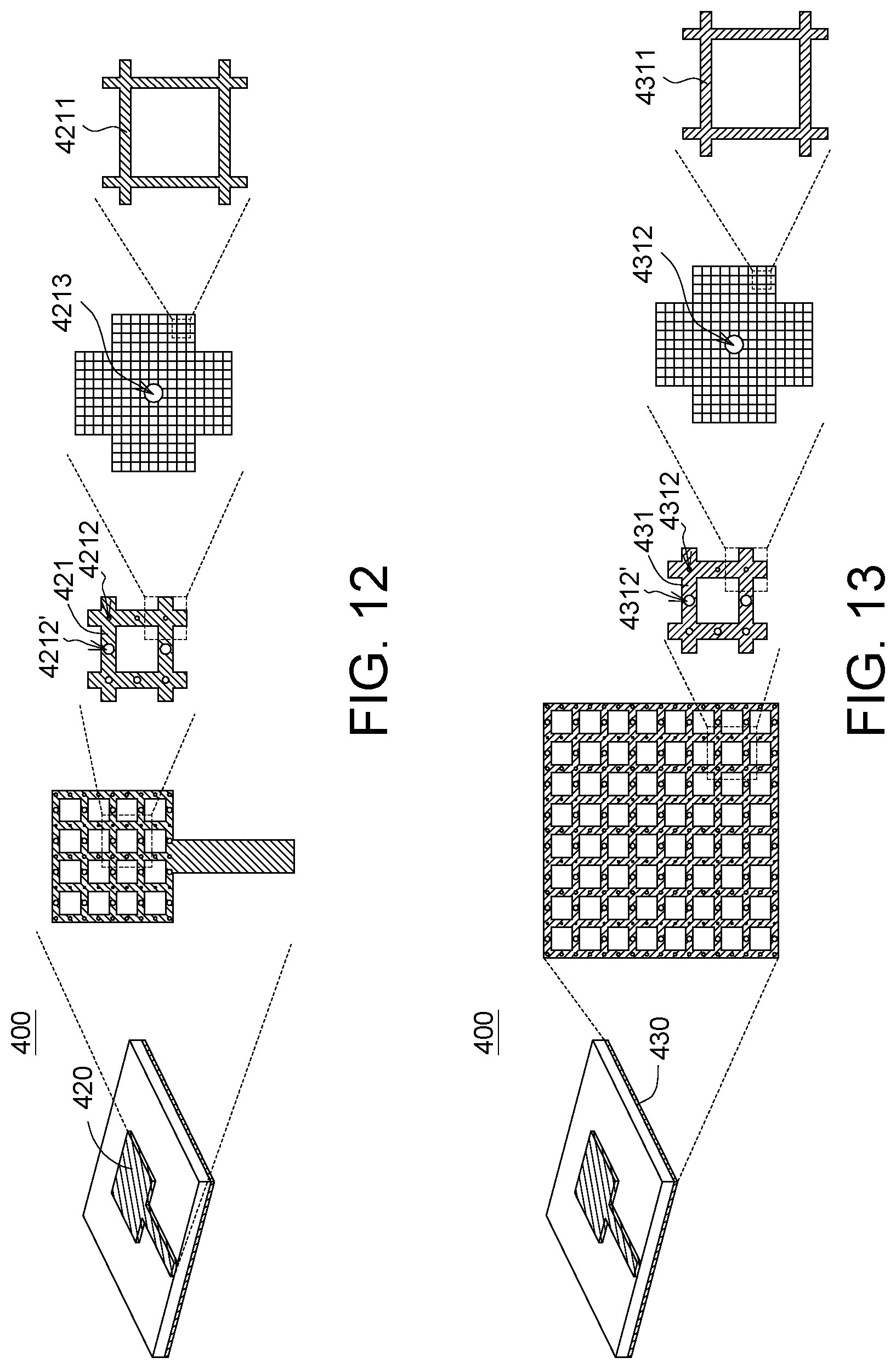 Patent US12620719 Figure 7 – Planar transparent antenna structure