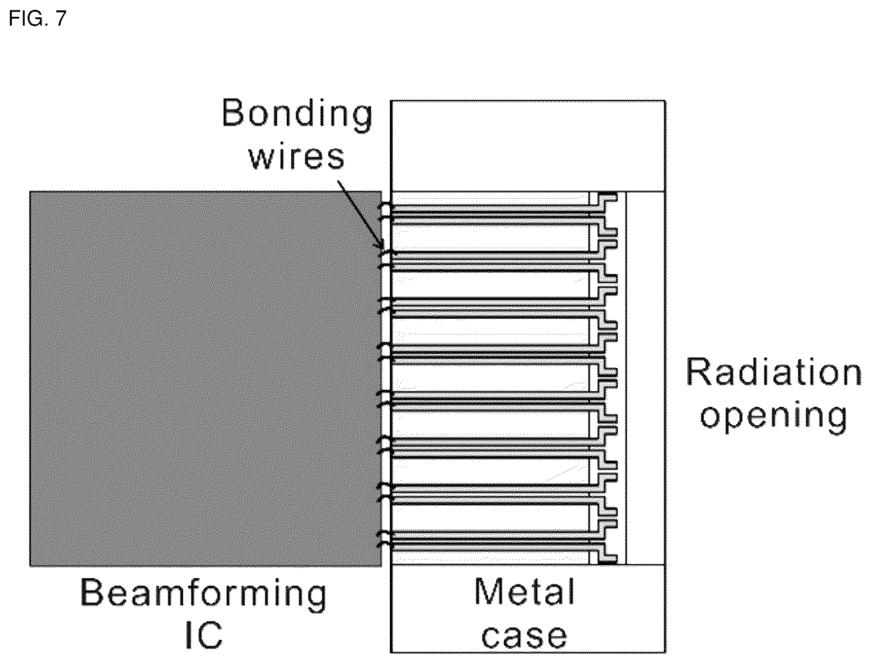 Patent US12620720 Figure 7 – Terahertz band beamforming antenna system