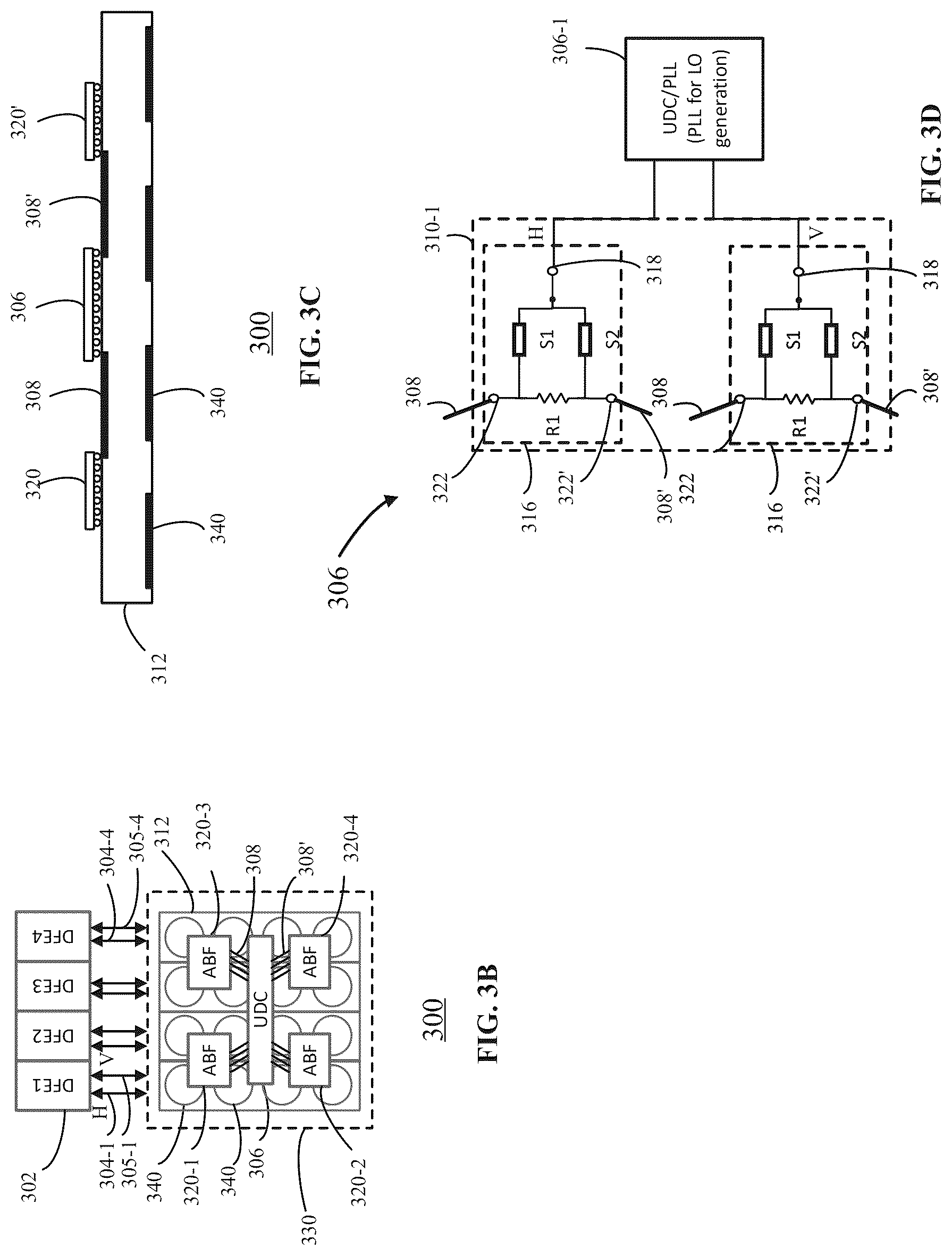 Patent US12620724 Figure 4 – Phased-array antenna system