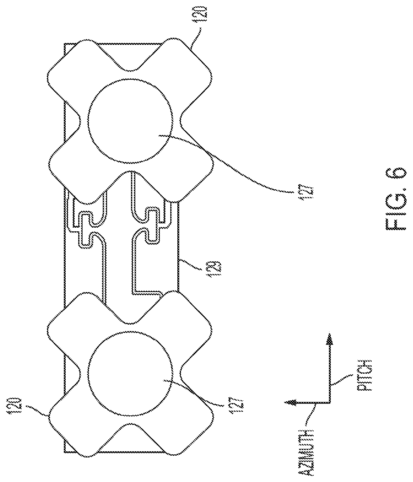 Patent US12620725 Figure 12 – Low cost high performance multiband cellular antenna with cloaked monolithic metal dipole