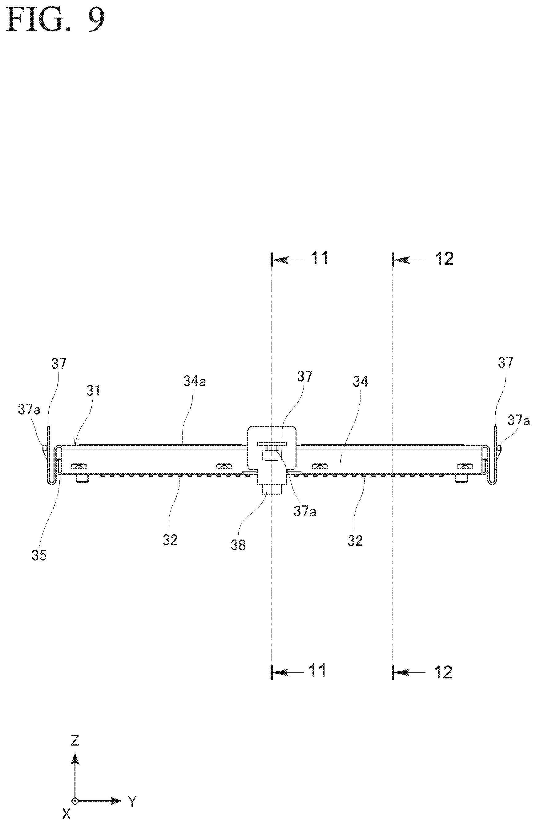 Patent US12620732 Figure 9 – Connector with substrate