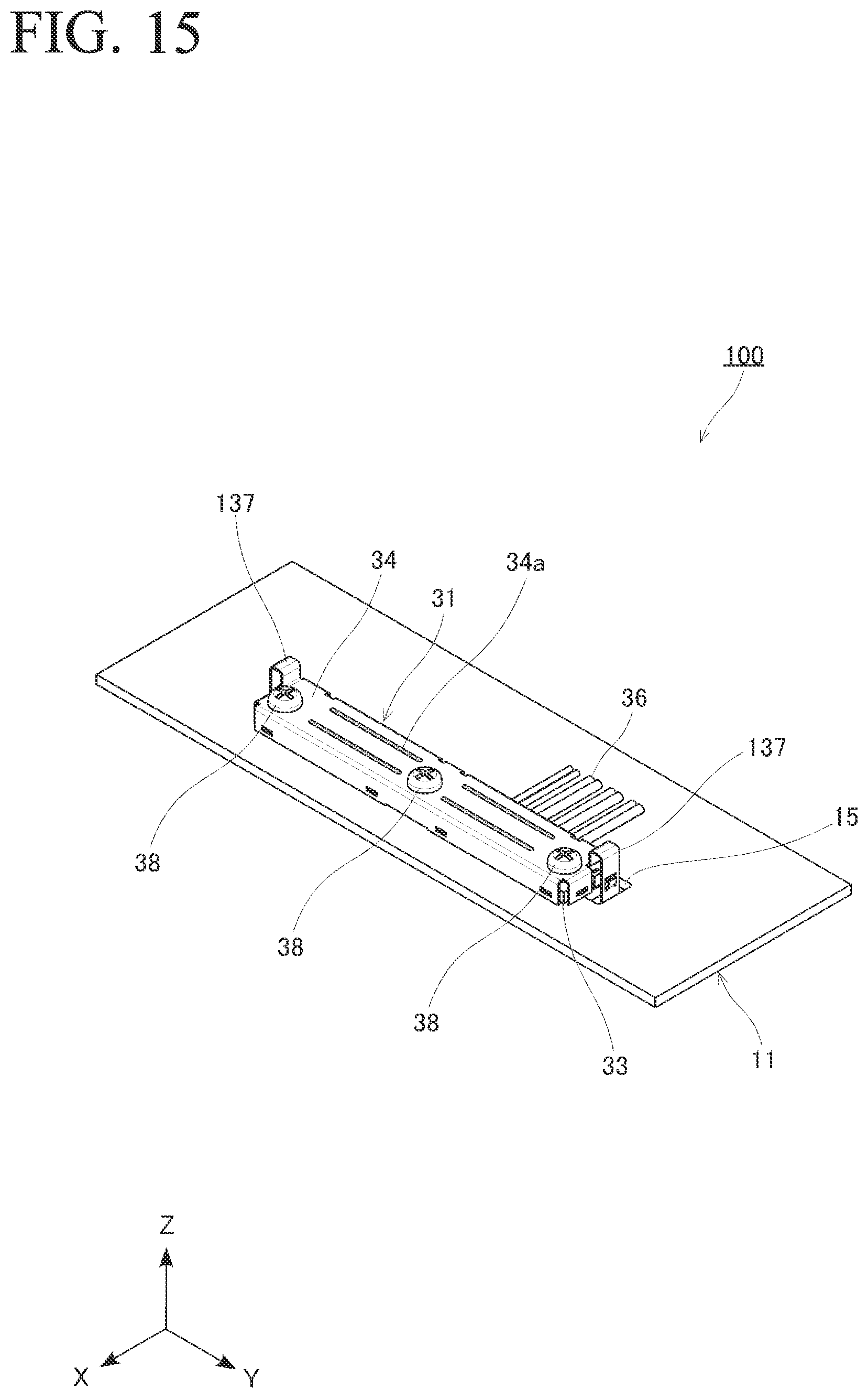 Patent US12620732 Figure 15 – Connector with substrate