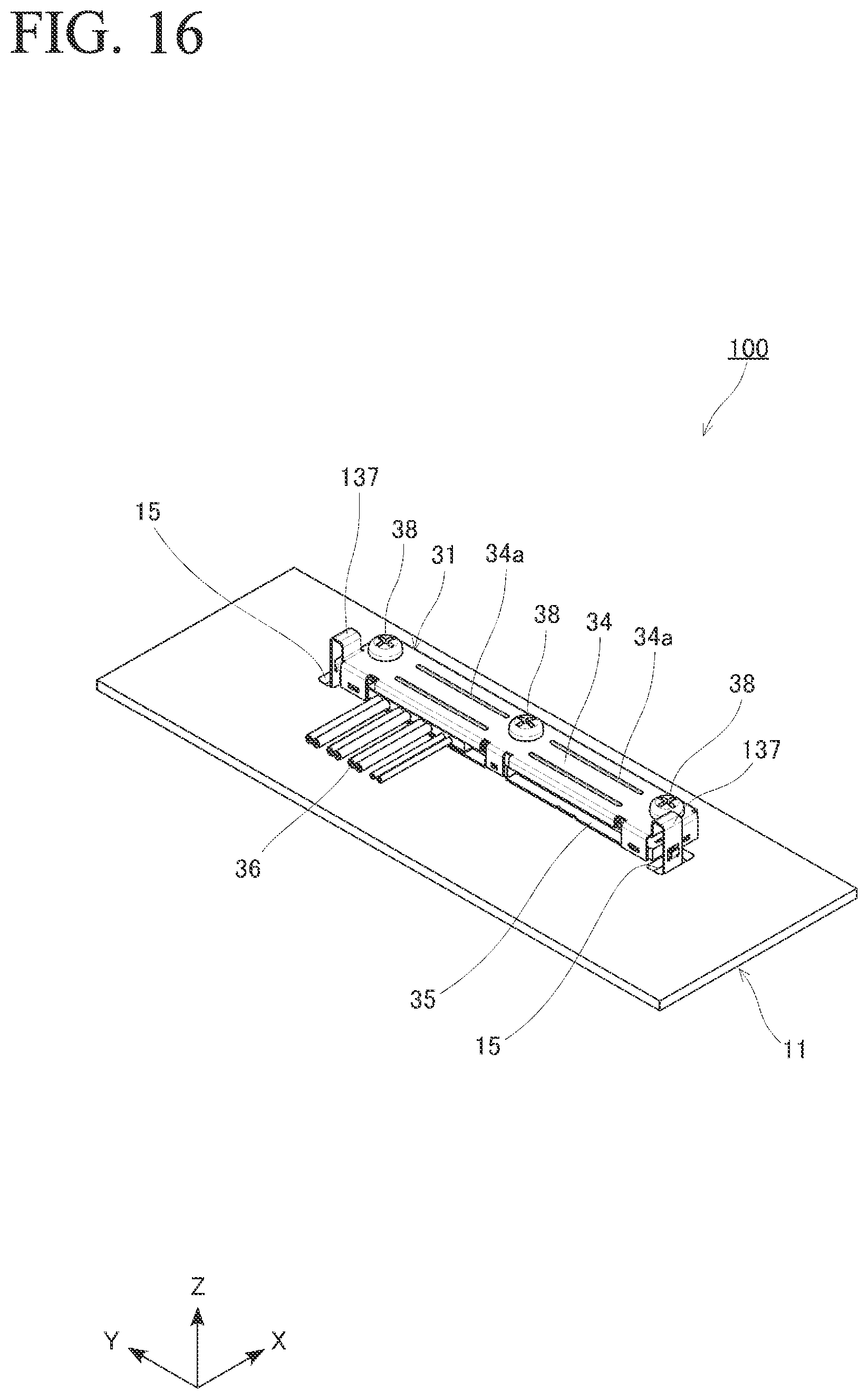 Patent US12620732 Figure 16 – Connector with substrate