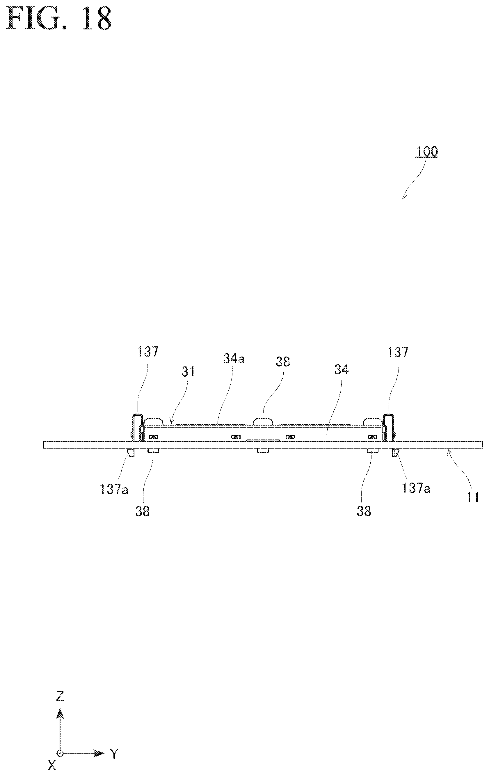 Patent US12620732 Figure 18 – Connector with substrate