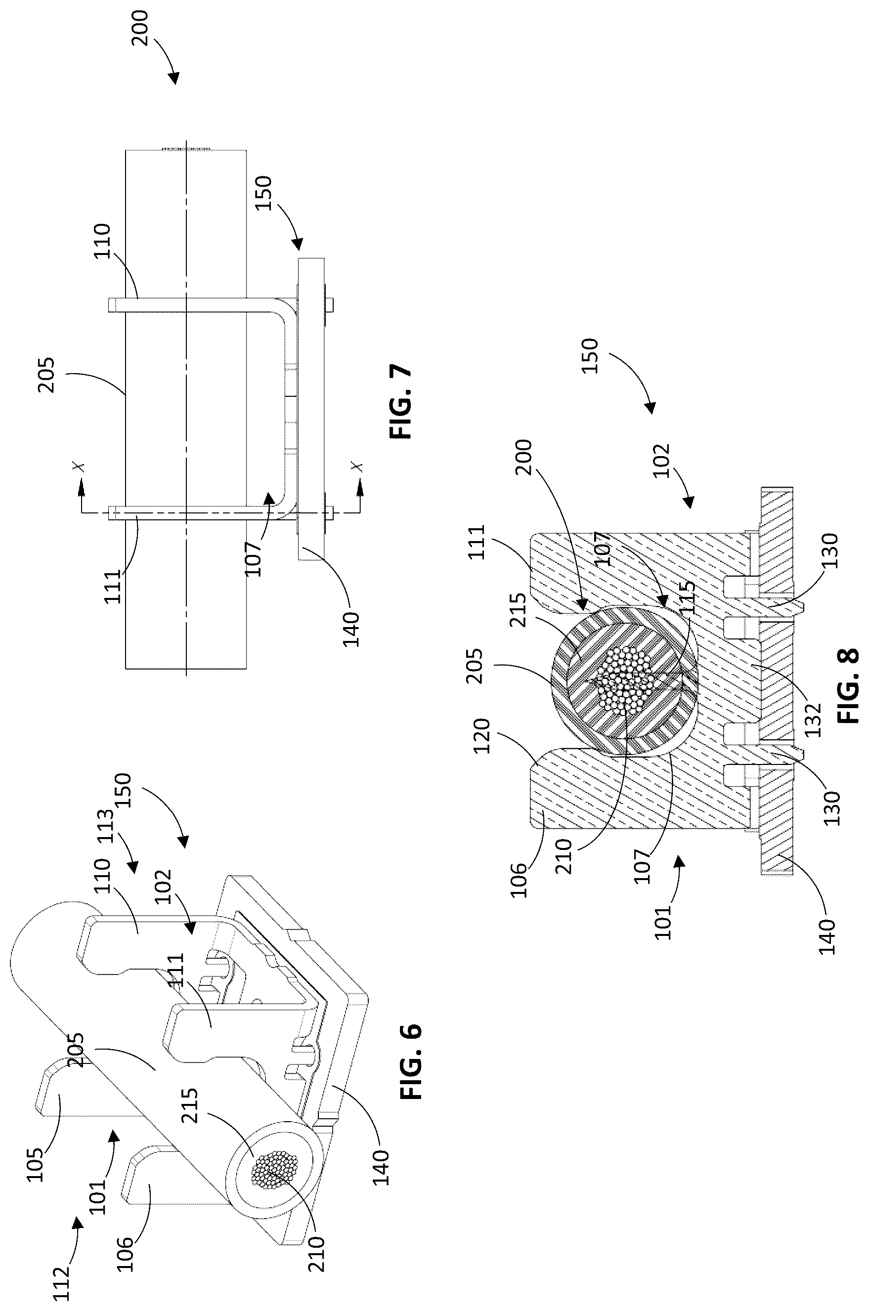 Patent US12620733 Figure 3 – Insulating piercing contact with wire retention feature