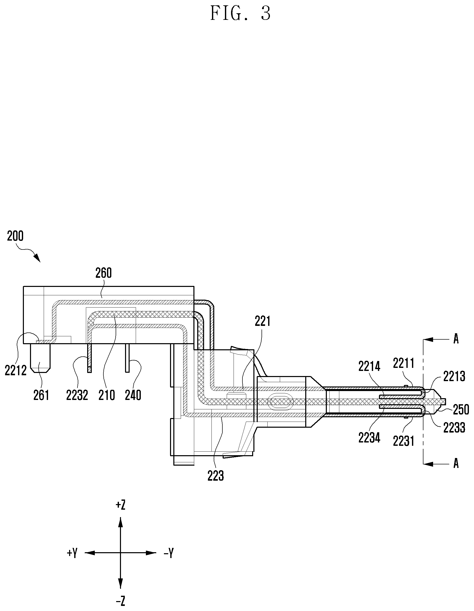Patent US12620736 Figure 3 – Connector and electronic device including the same