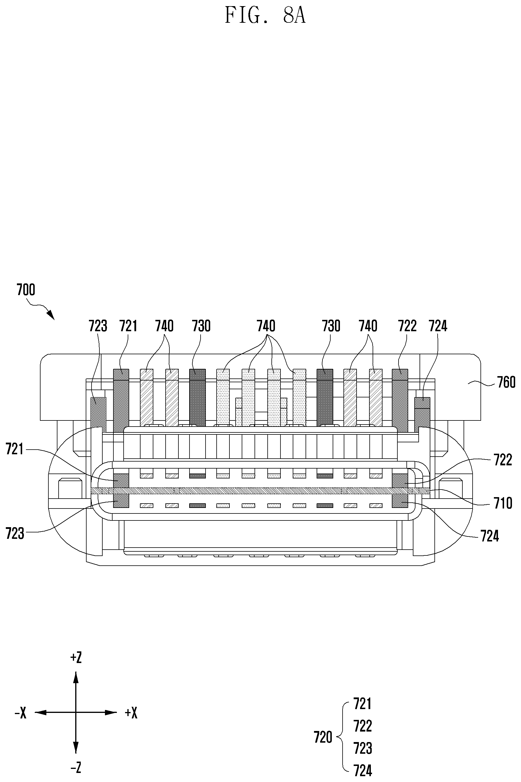 Patent US12620736 Figure 9 – Connector and electronic device including the same