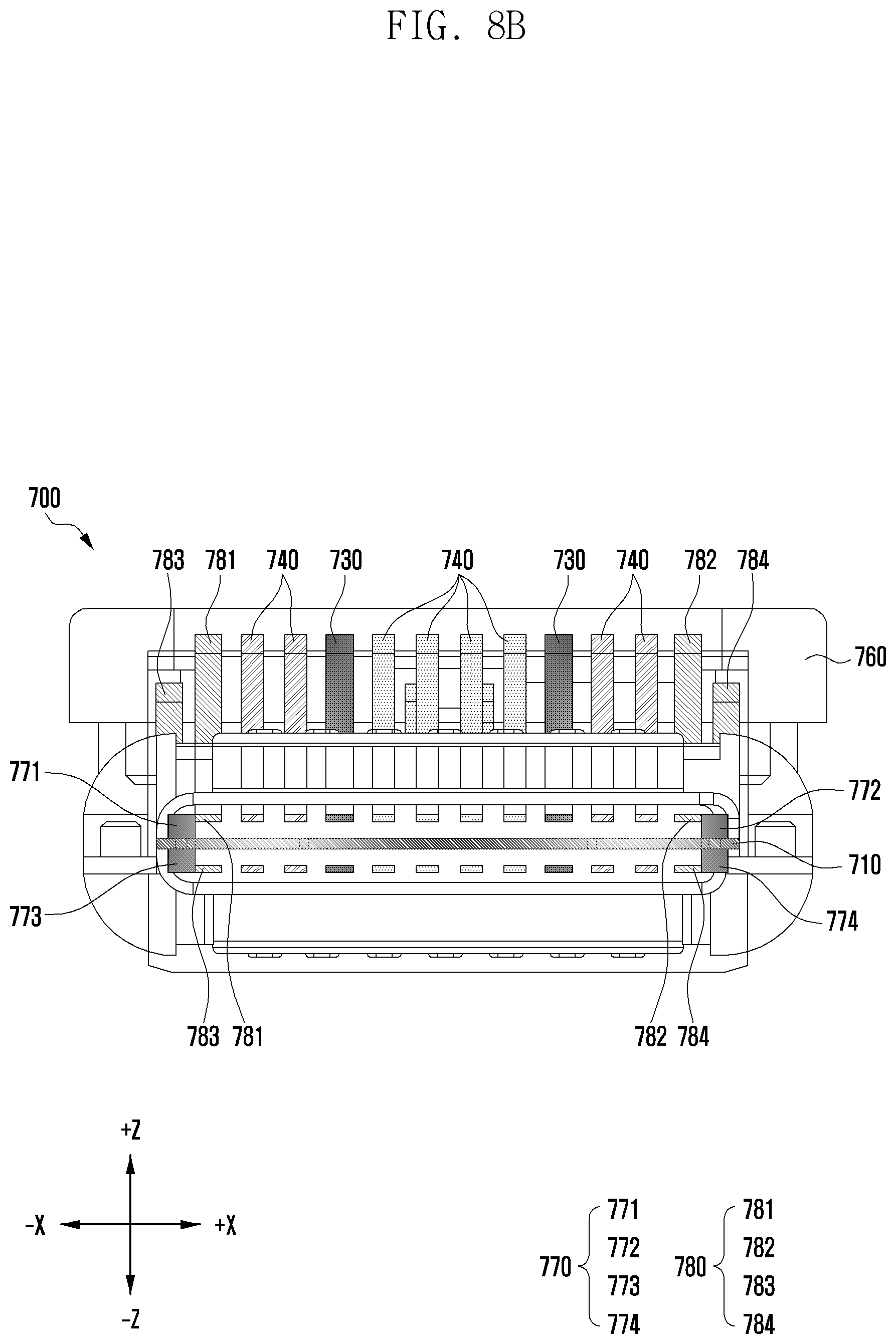 Patent US12620736 Figure 10 – Connector and electronic device including the same