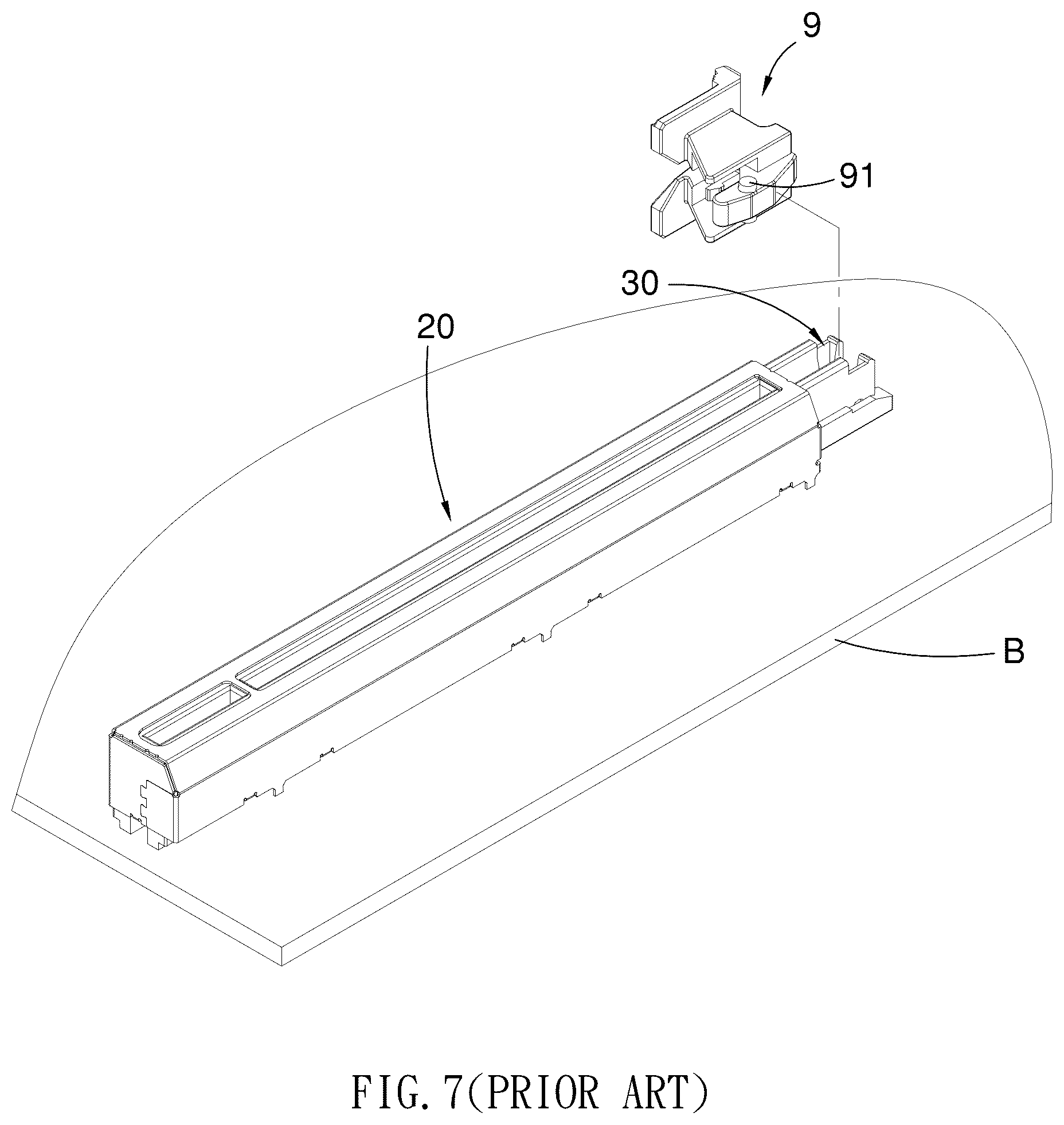 Patent US12620737 Figure 6 – Motherboard and connector