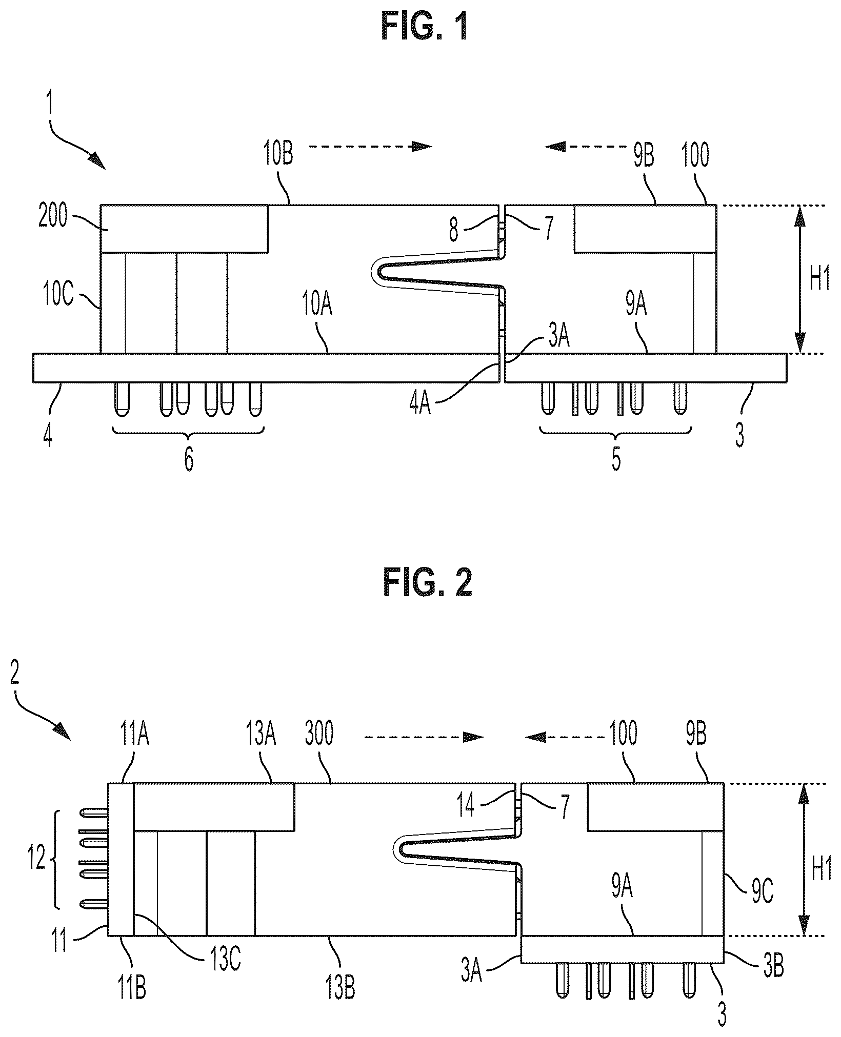 Patent US12620738 Figure 1 – Low-profile electrical connector