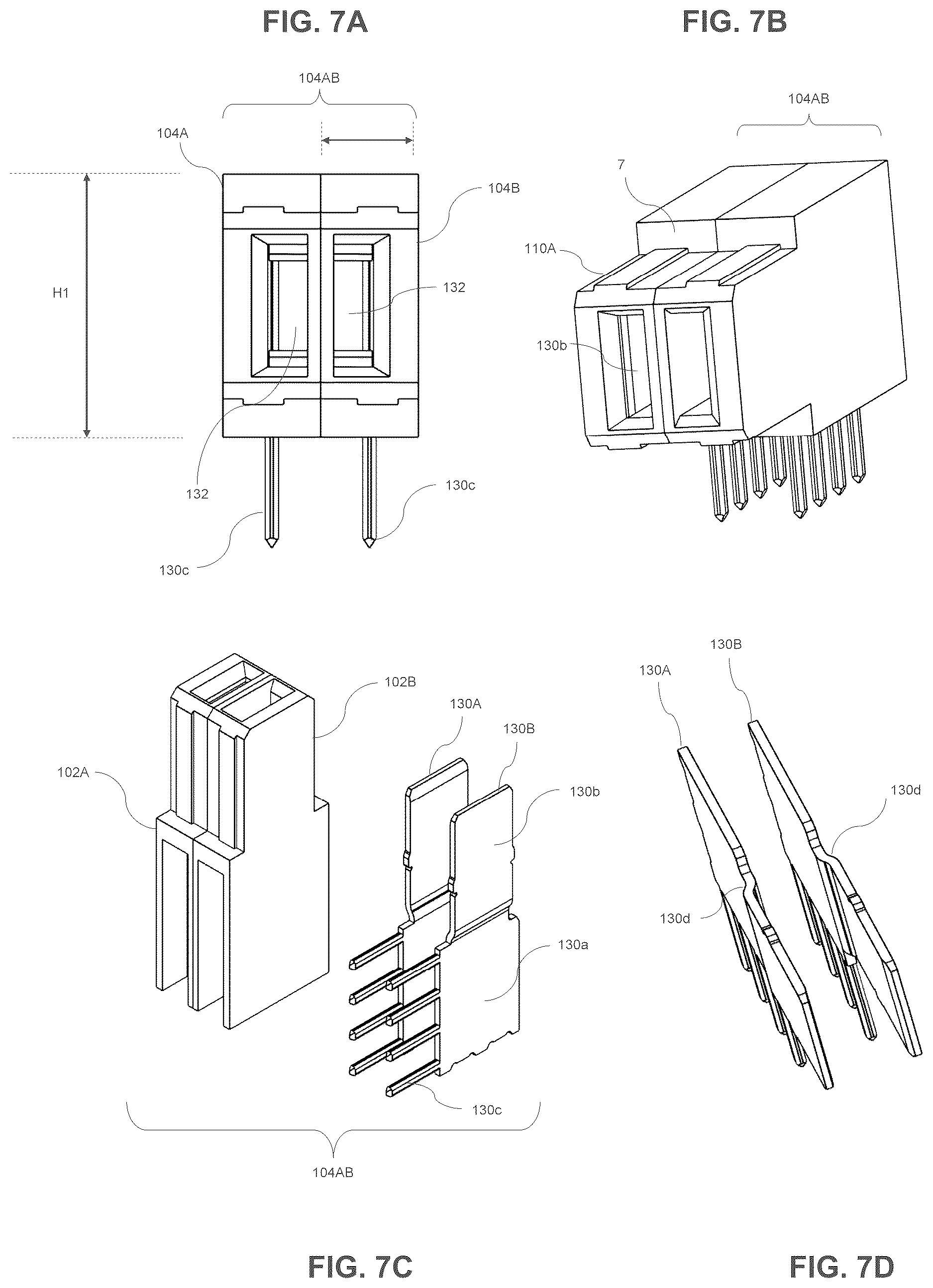 Patent US12620738 Figure 6 – Low-profile electrical connector