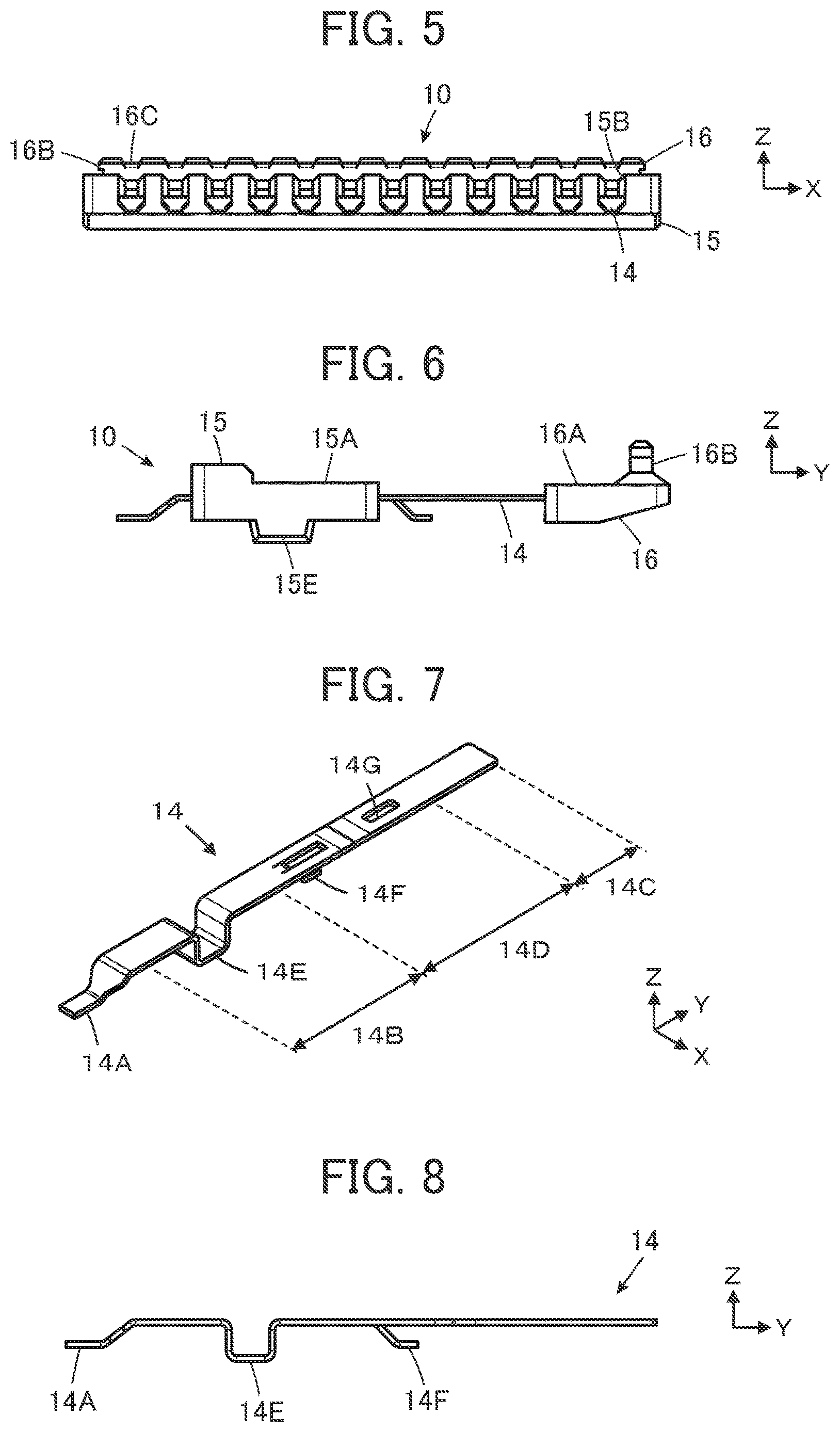 Patent US12620740 Figure 3 – Connector connecting an electric wire to a substrate