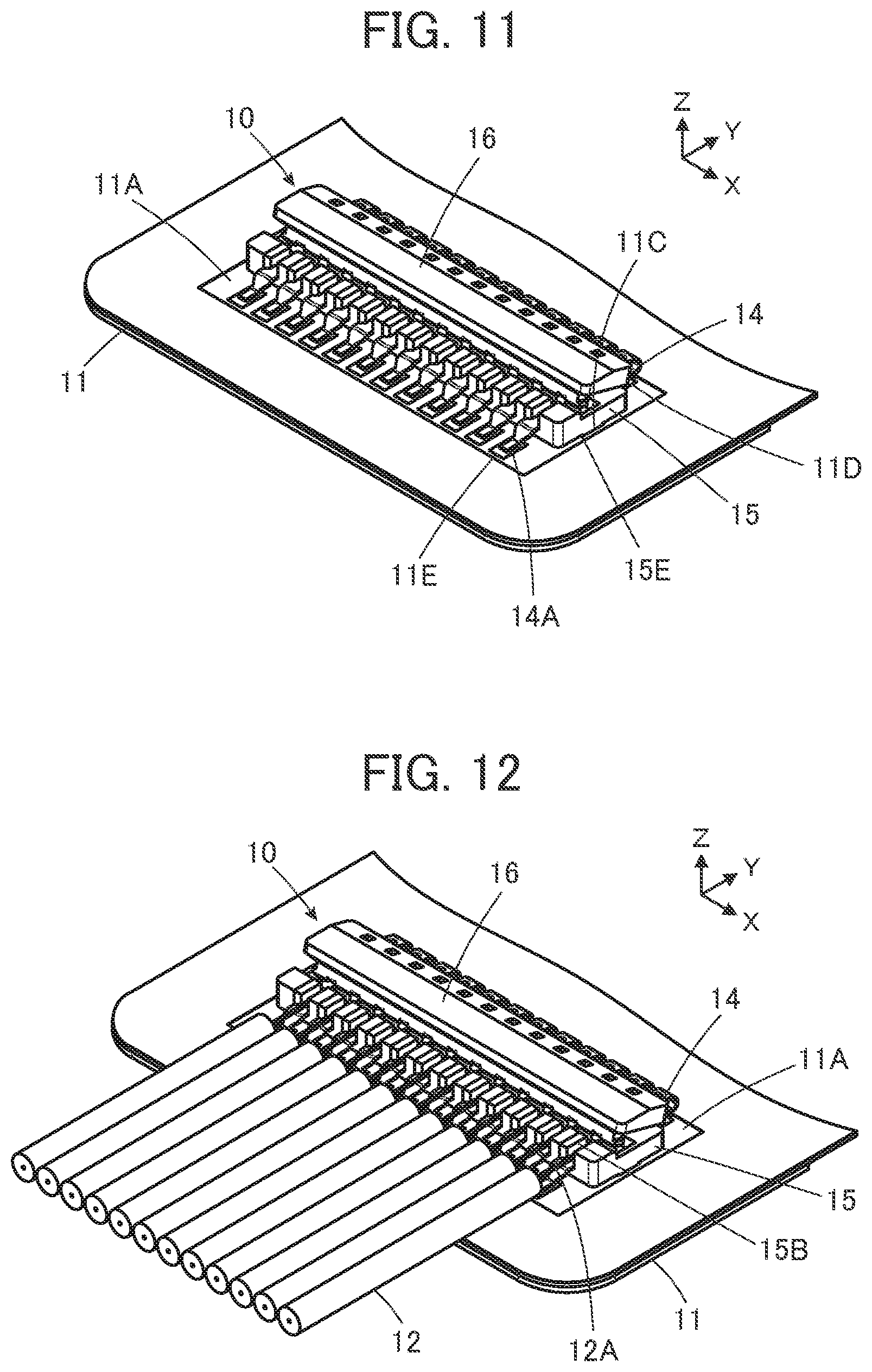 Patent US12620740 Figure 5 – Connector connecting an electric wire to a substrate
