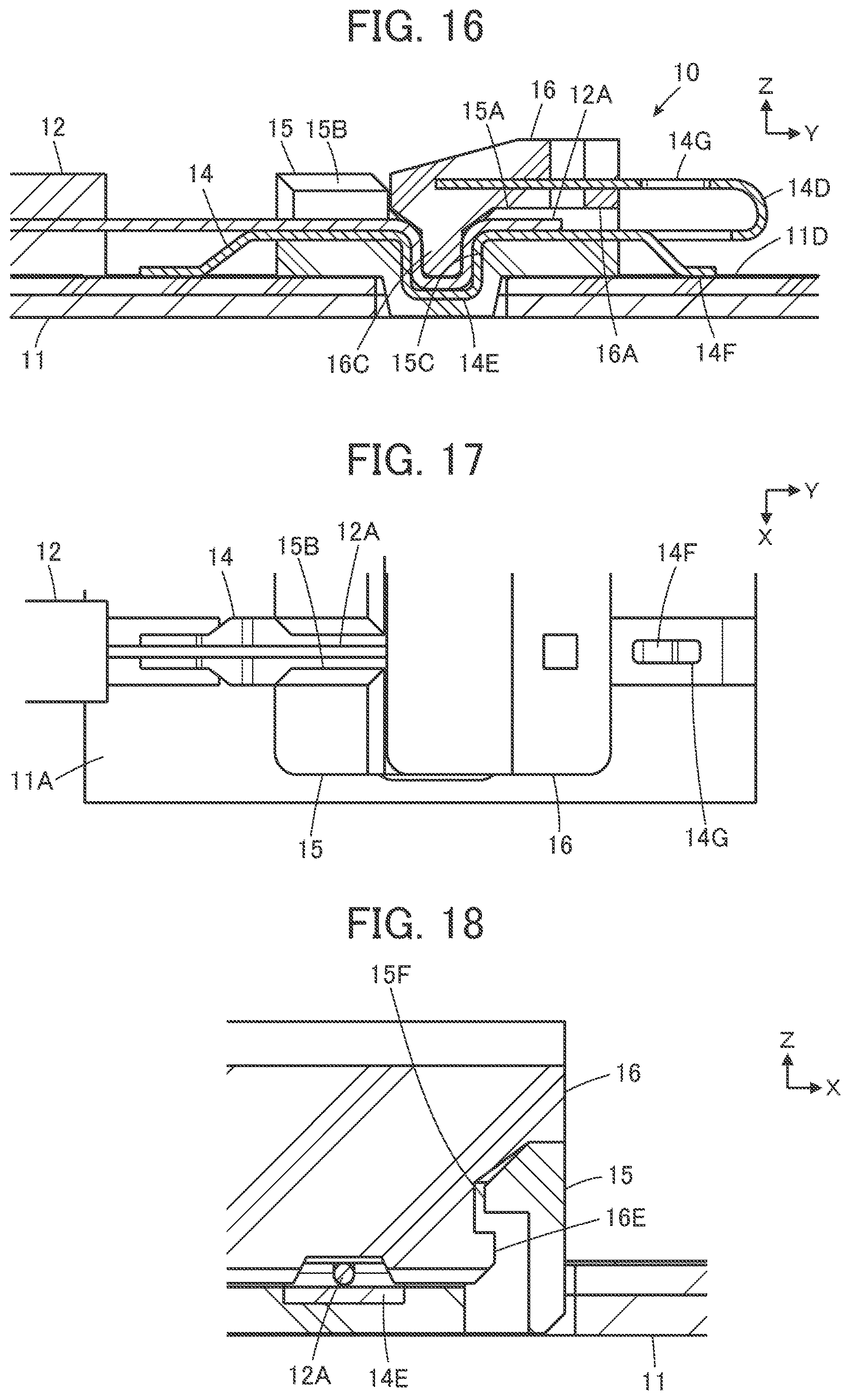 Patent US12620740 Figure 7 – Connector connecting an electric wire to a substrate