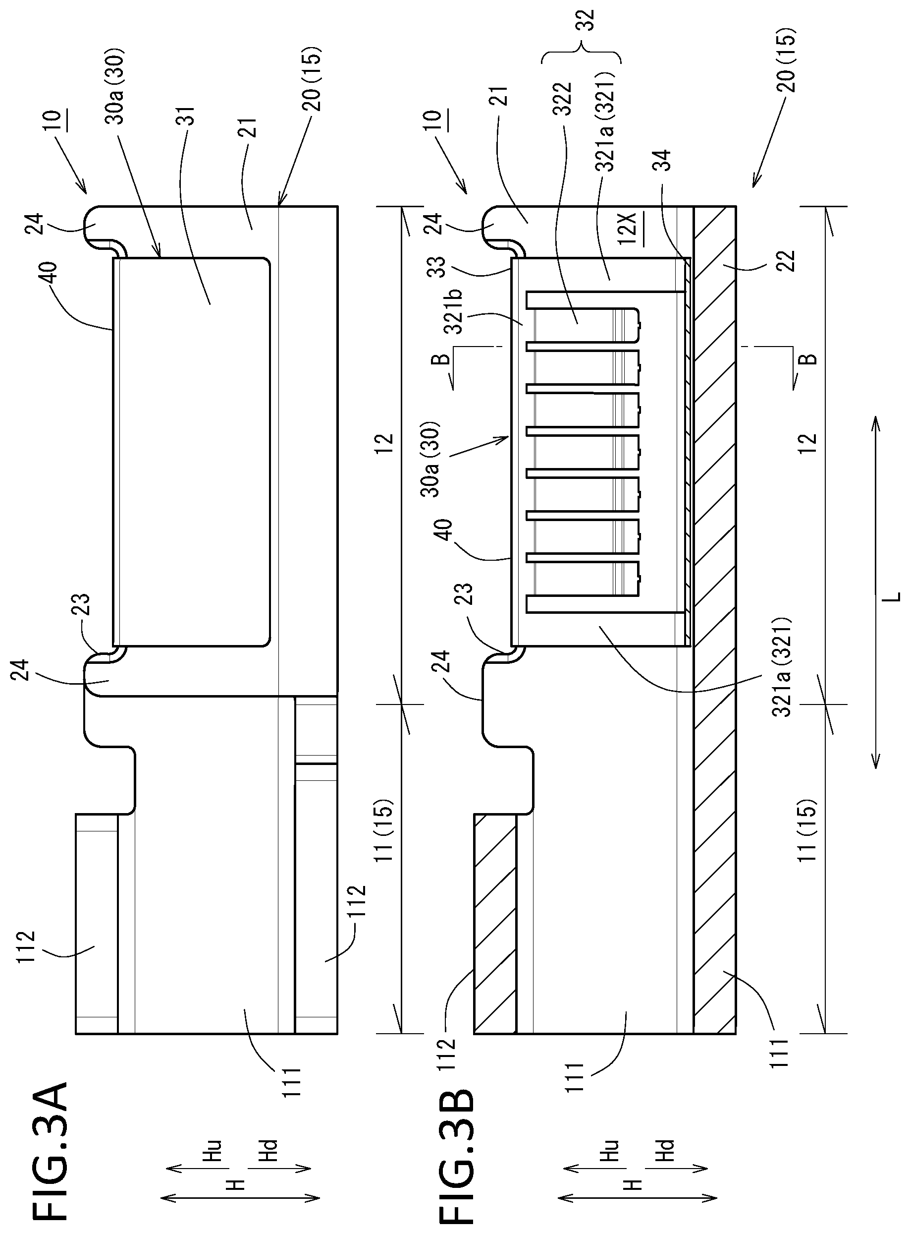 Patent US12620741 Figure 3 – Female terminal, connector, busbar, terminal-equipped electric wire, connector-equipped electric wire, and wire harness