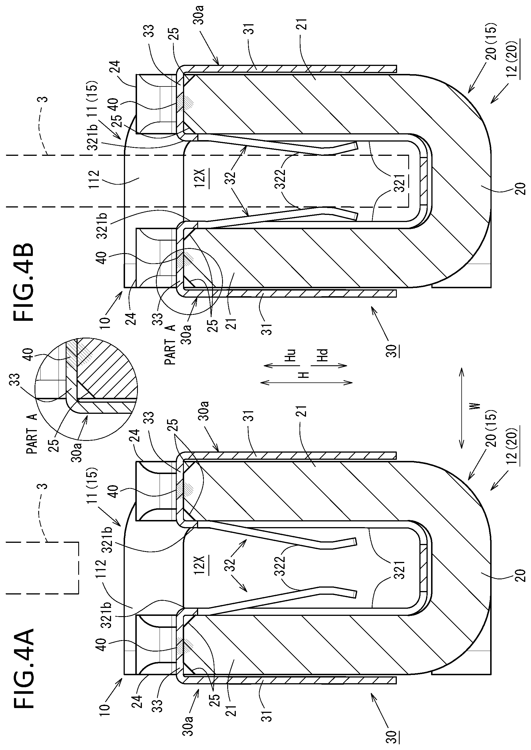 Patent US12620741 Figure 4 – Female terminal, connector, busbar, terminal-equipped electric wire, connector-equipped electric wire, and wire harness