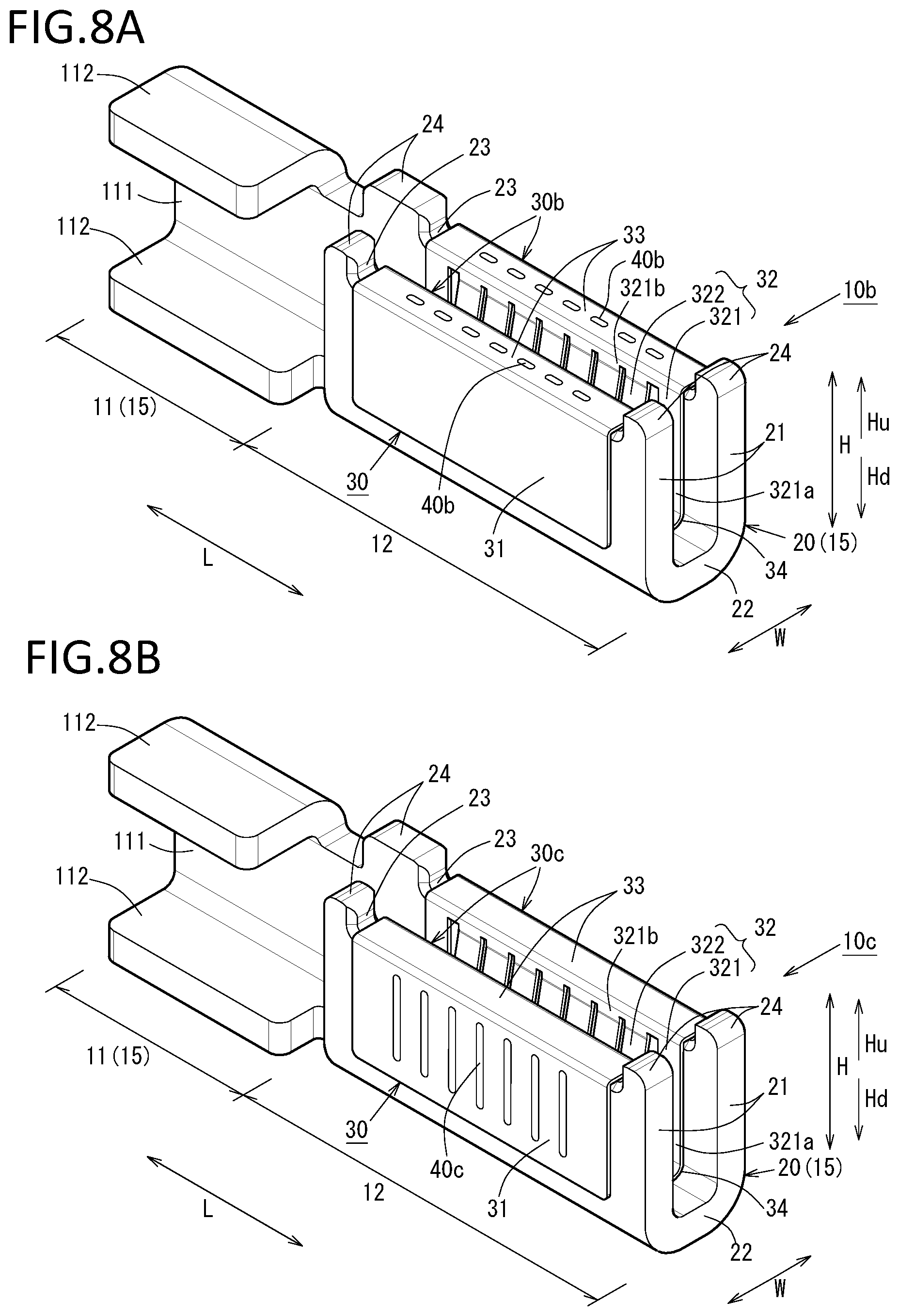 Patent US12620741 Figure 8 – Female terminal, connector, busbar, terminal-equipped electric wire, connector-equipped electric wire, and wire harness