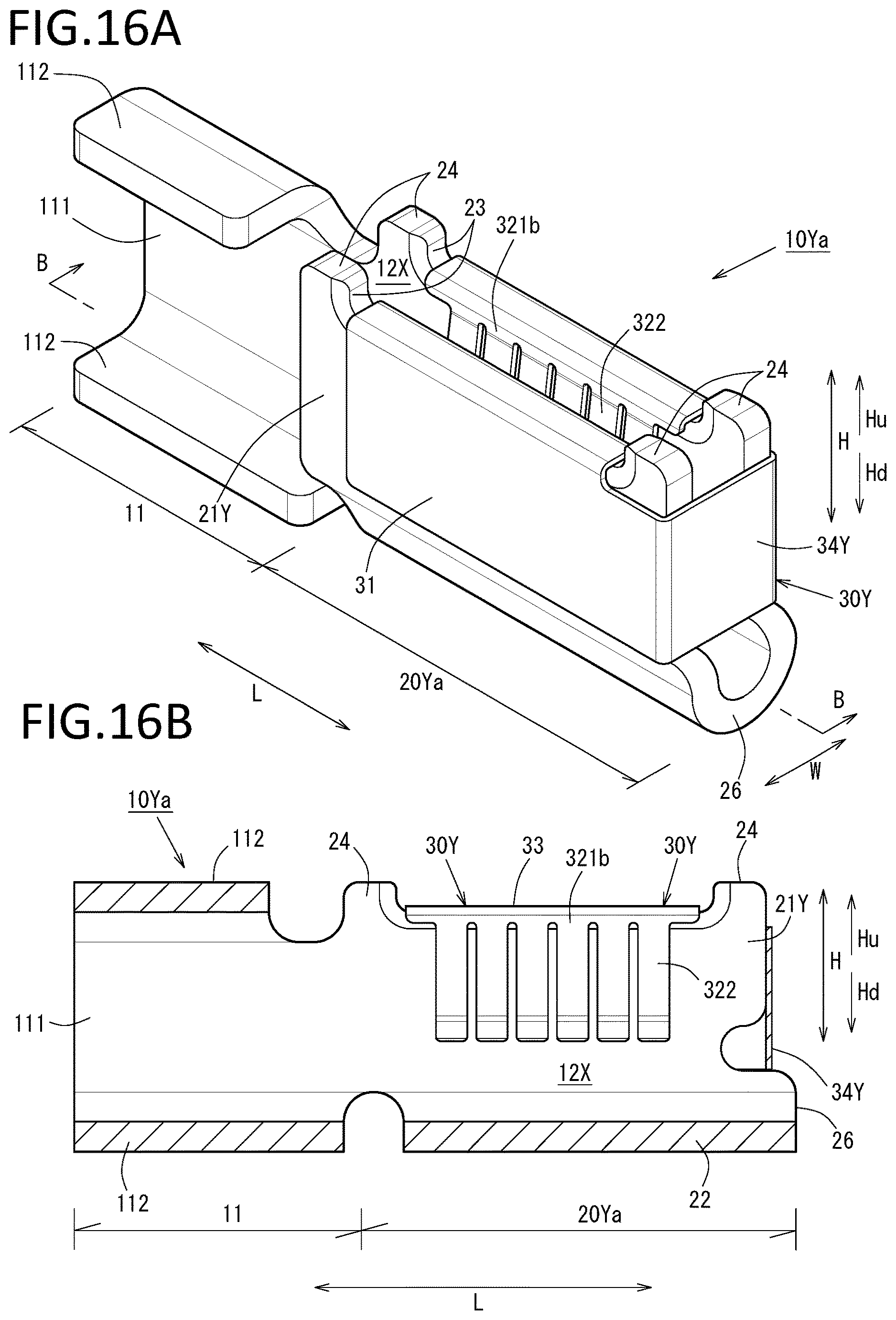 Patent US12620741 Figure 16 – Female terminal, connector, busbar, terminal-equipped electric wire, connector-equipped electric wire, and wire harness