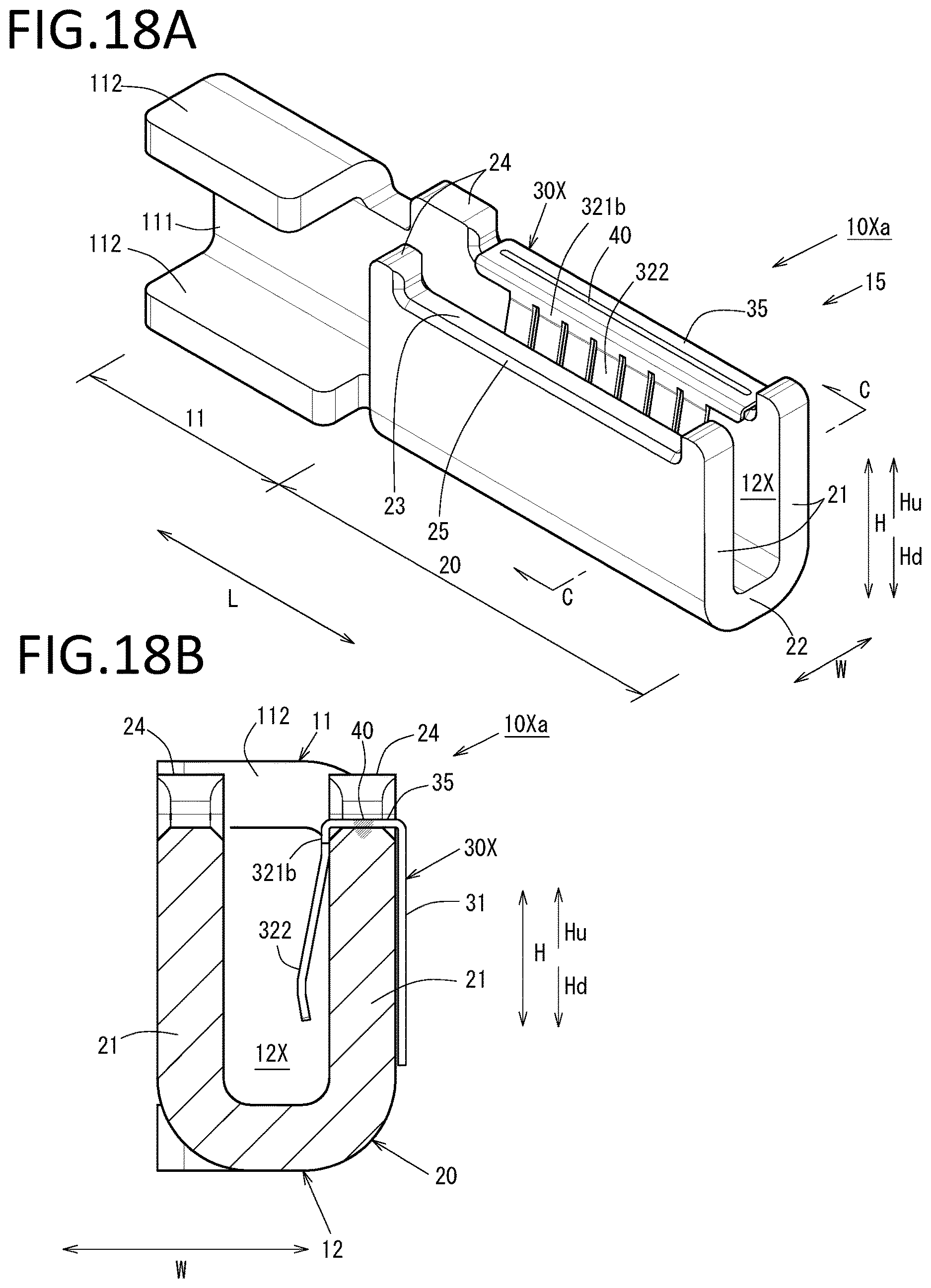 Patent US12620741 Figure 18 – Female terminal, connector, busbar, terminal-equipped electric wire, connector-equipped electric wire, and wire harness