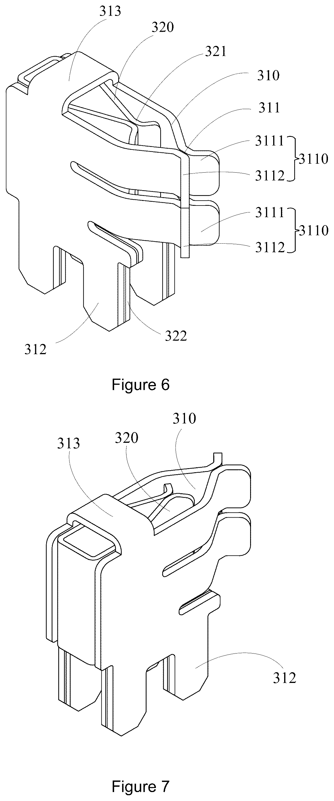 Patent US12620742 Figure 5 – Female terminal, socket, battery pack, power tool and power tool system
